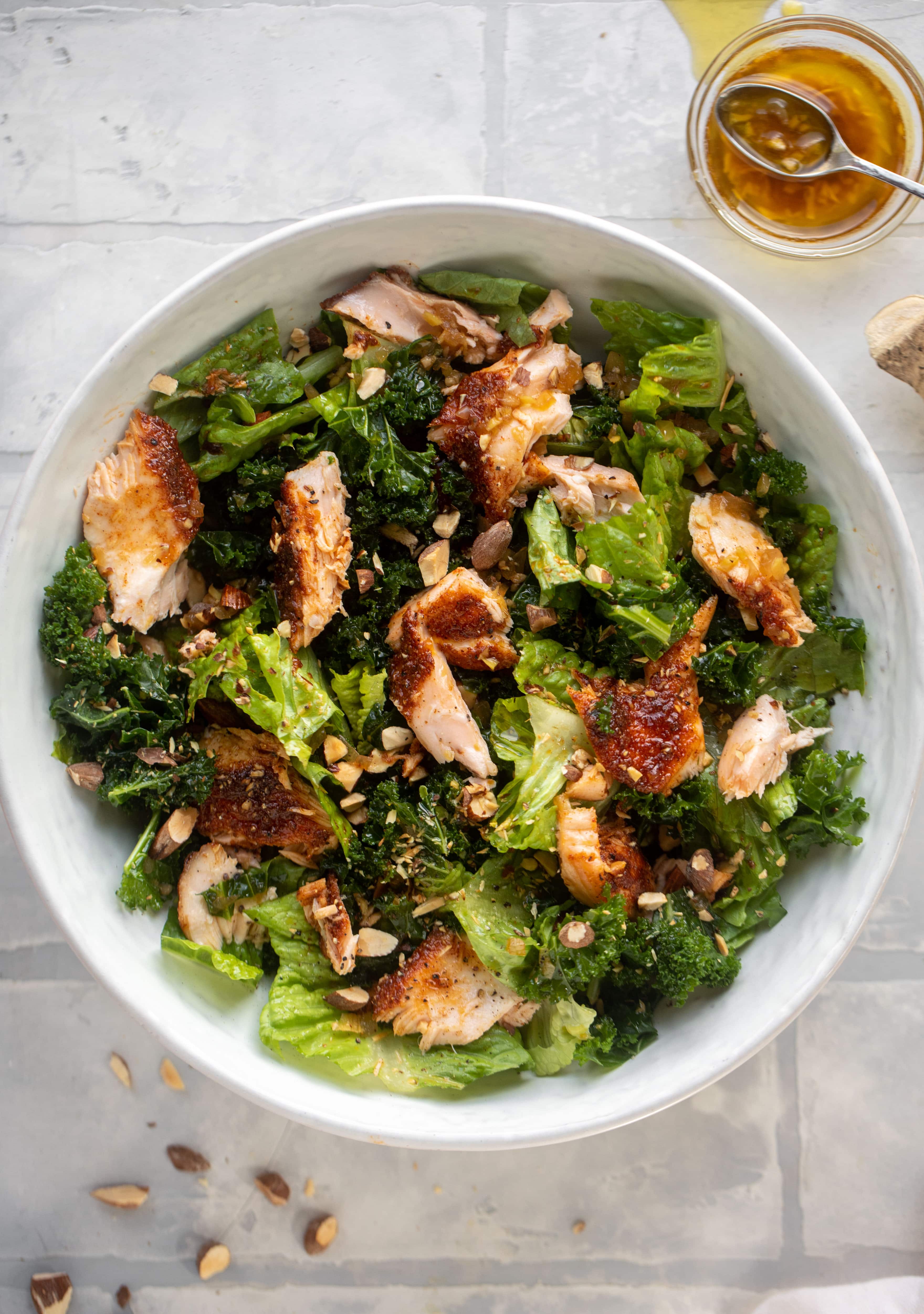 hot ginger salmon salad and 23 recipes for lent