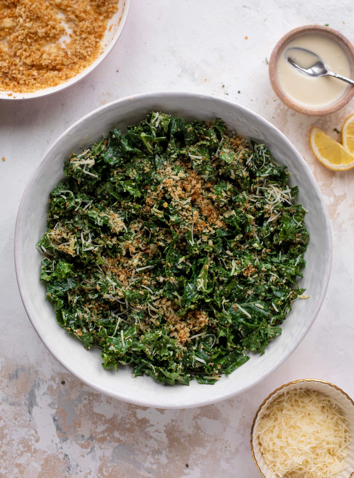 kale caesar crunch salad