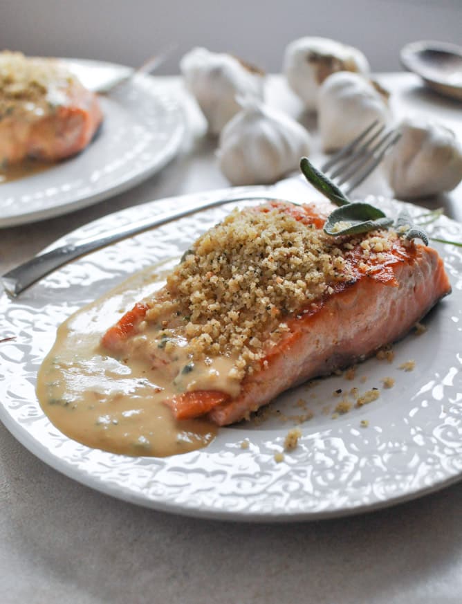 salmon with dijon cream and 23 recipes for lent