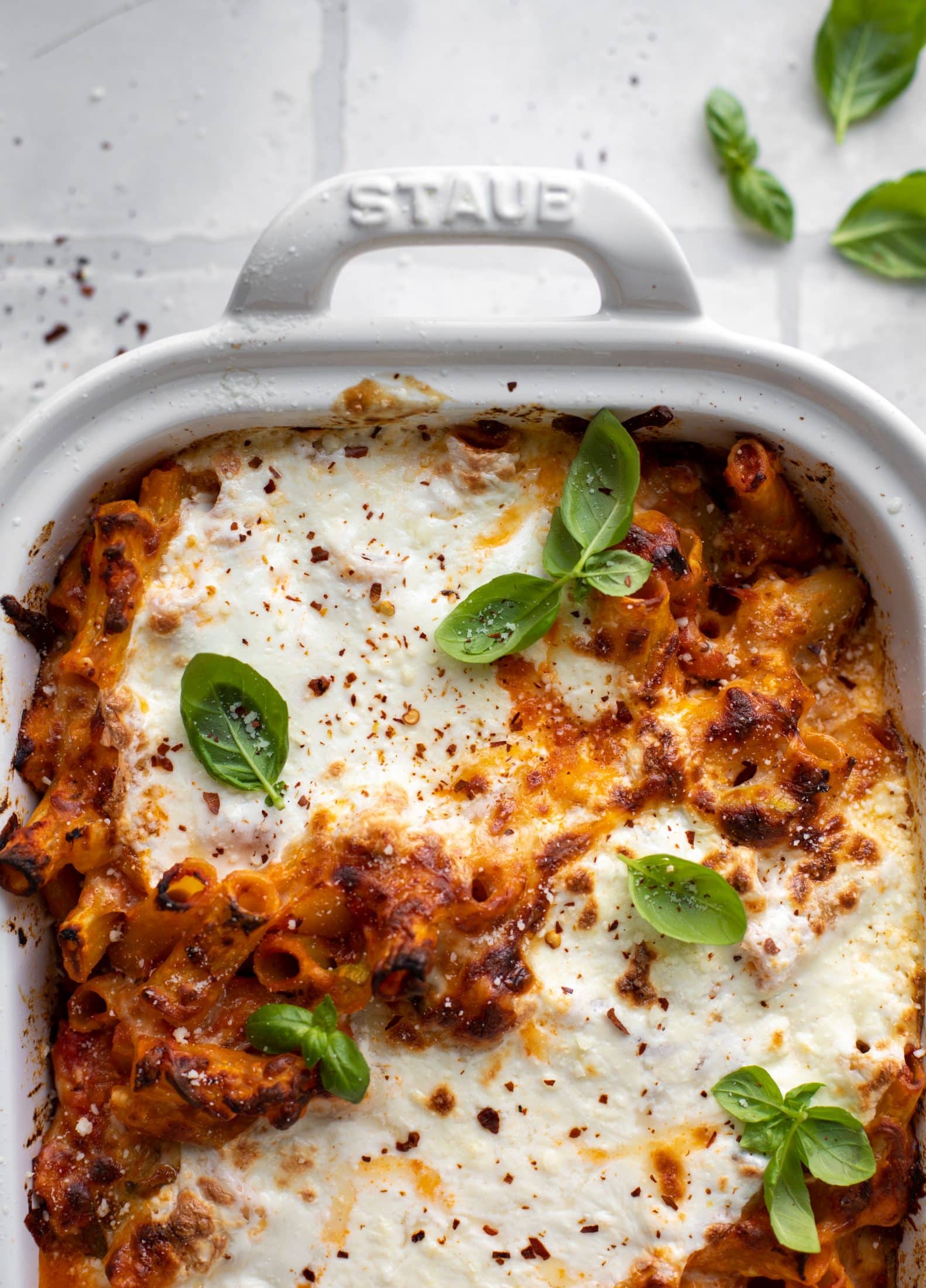burrata baked ziti from everyday dinners