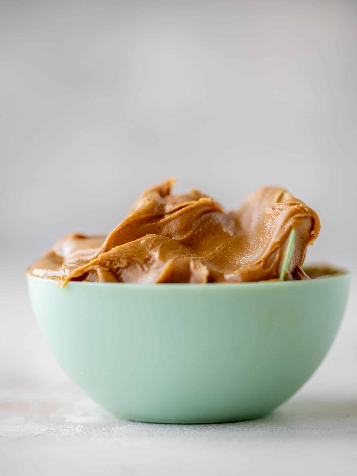 peanut butter in a measuring cup