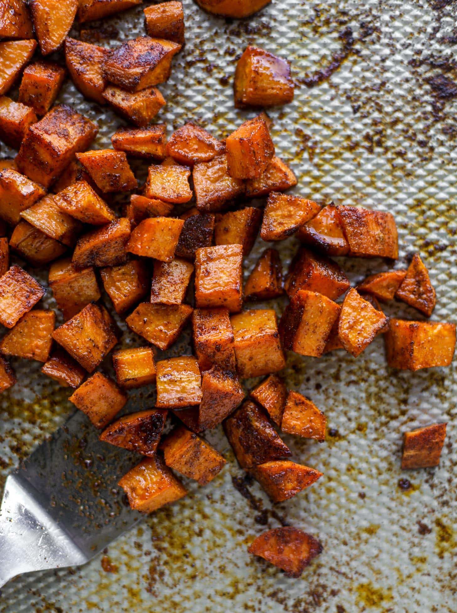 roasted chili lime sweet potatoes