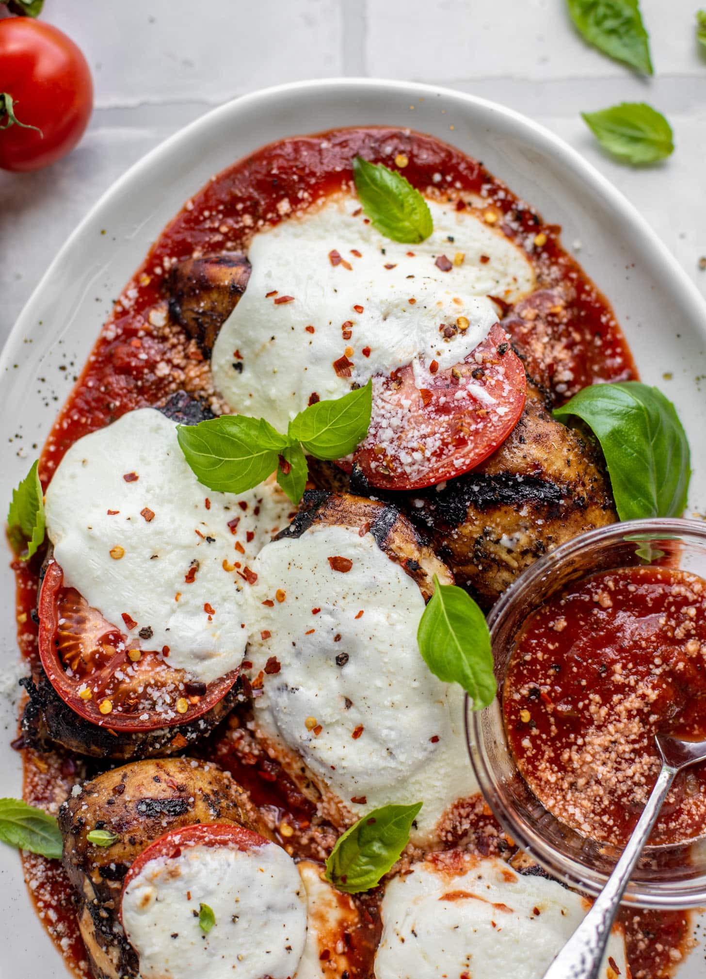 grilled chicken parmesan