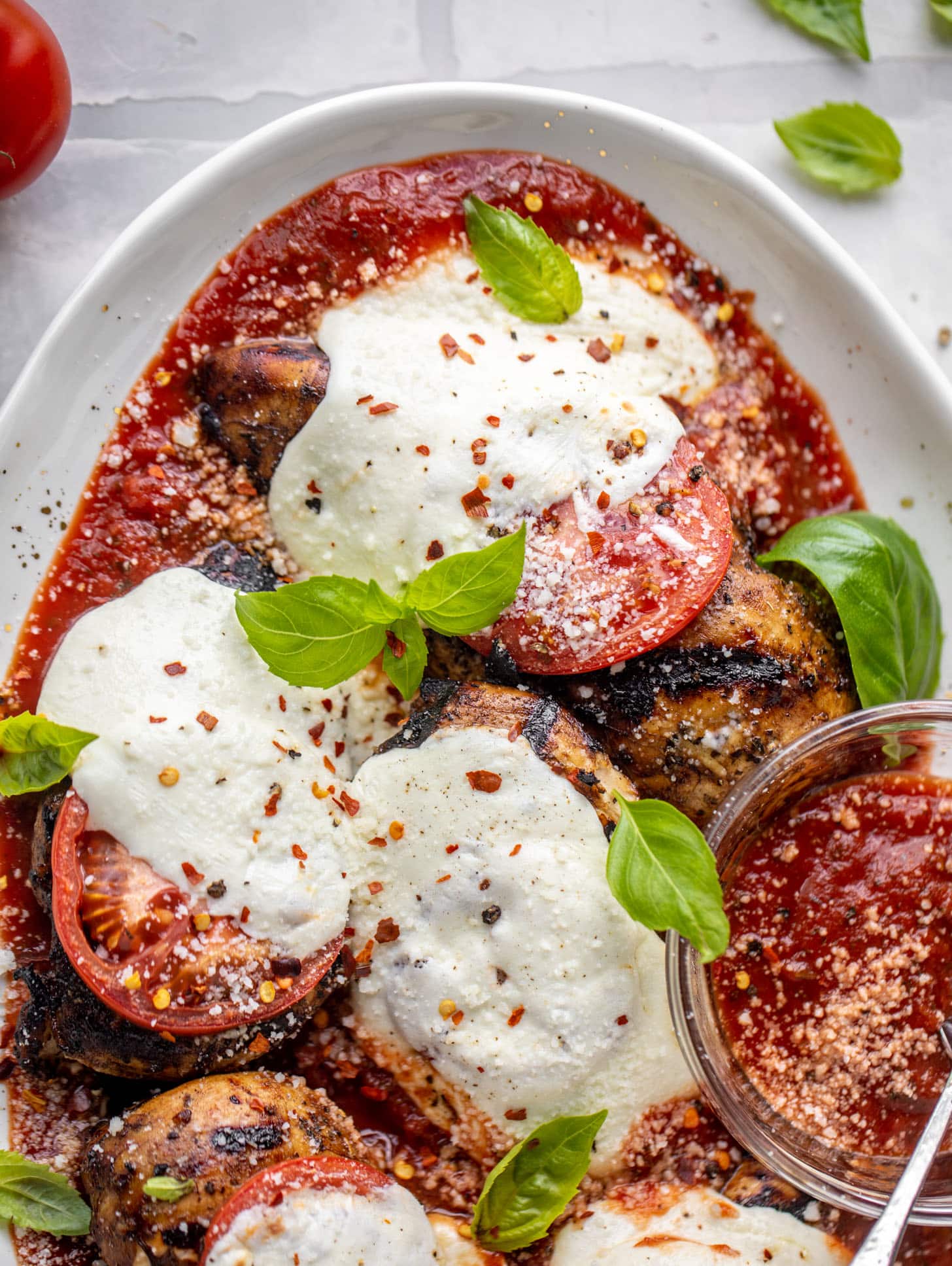 grilled chicken parmesan