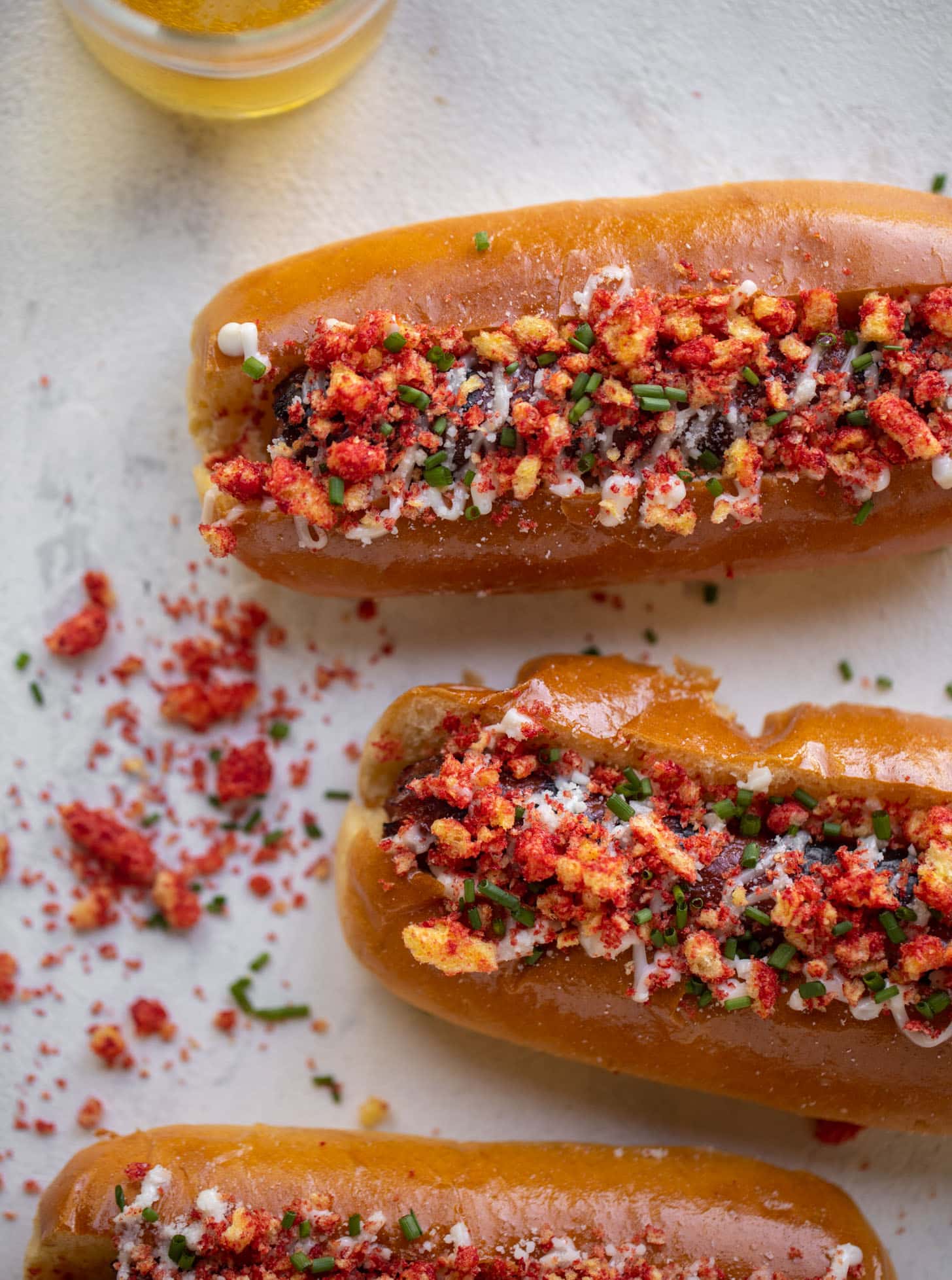 flaming hot cheetos hot dogs