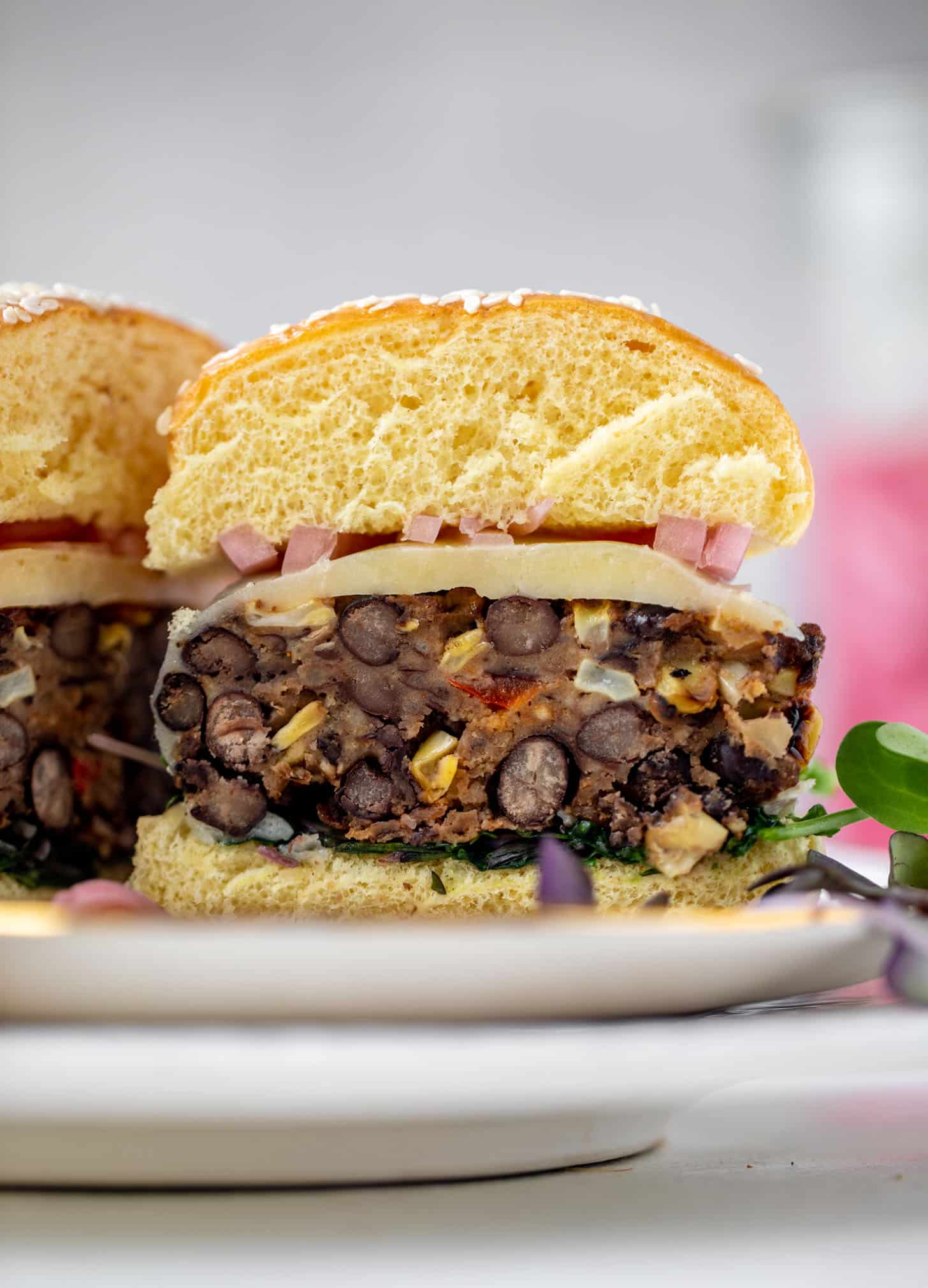 roasted corn black bean burgers
