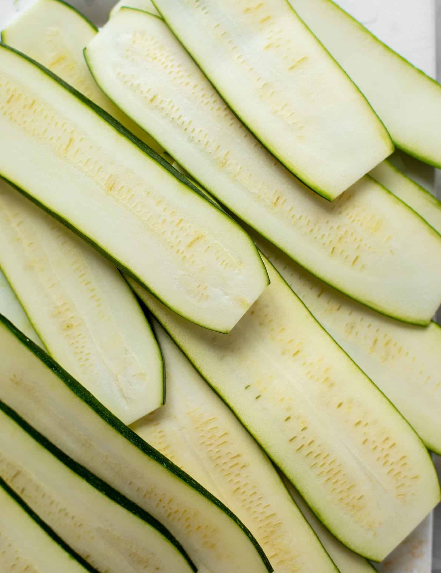 zucchini slices
