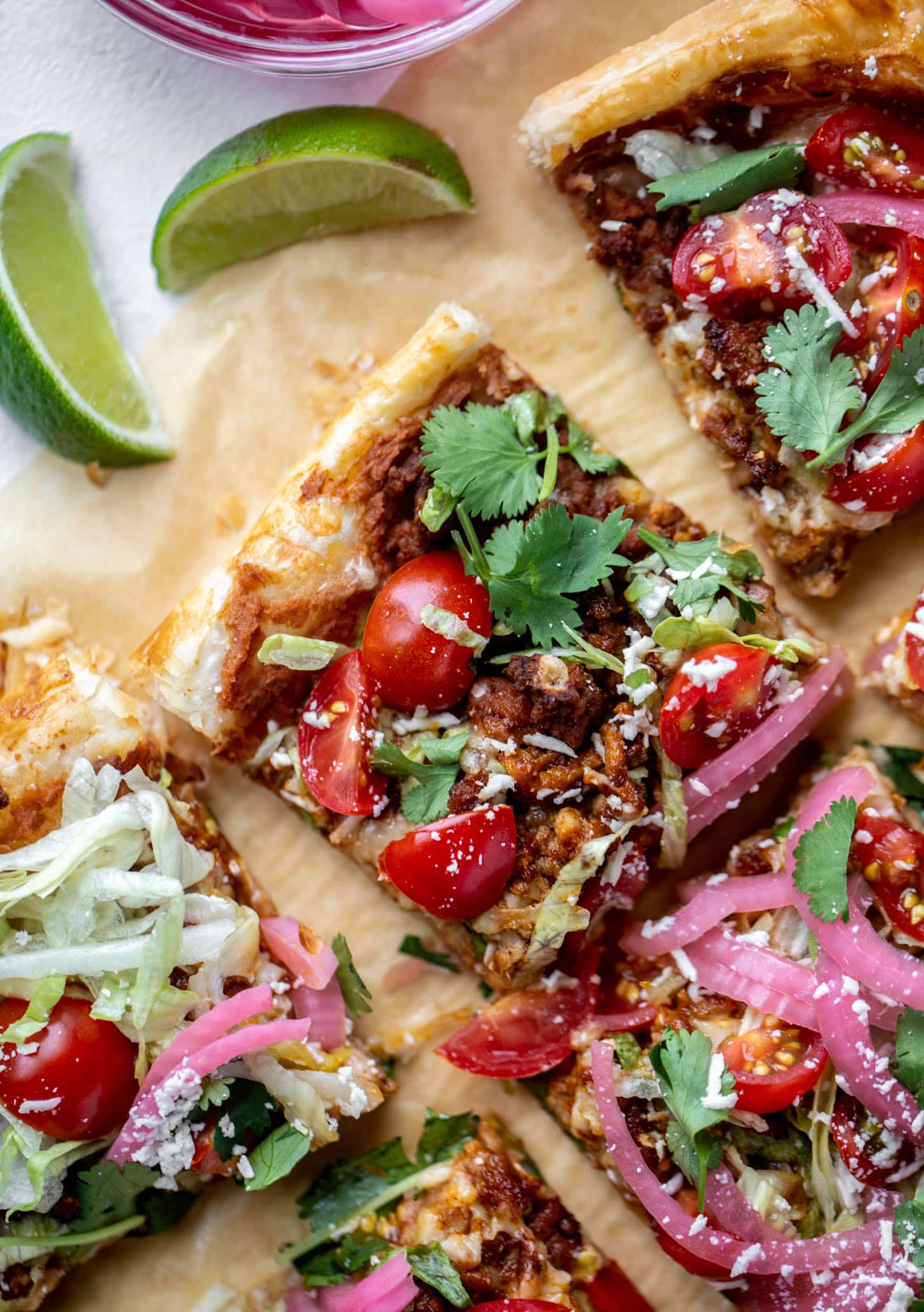 taco puff pastry pizza