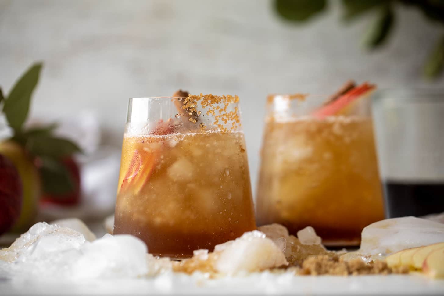 brown sugar bourbon smash