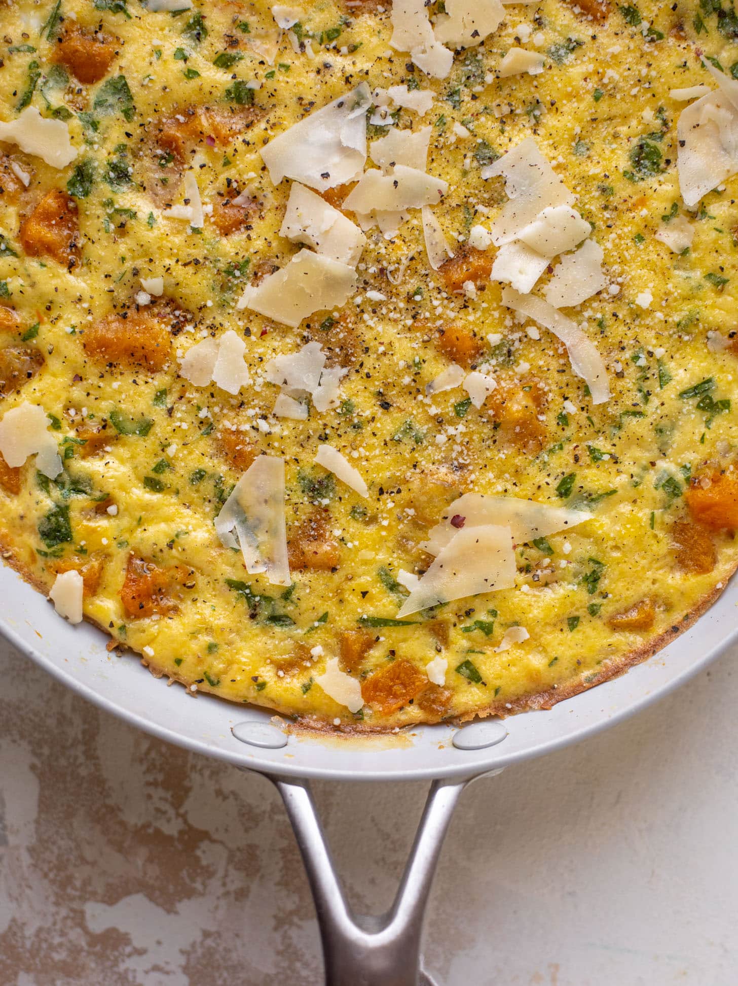 butternut squash parmesan frittata