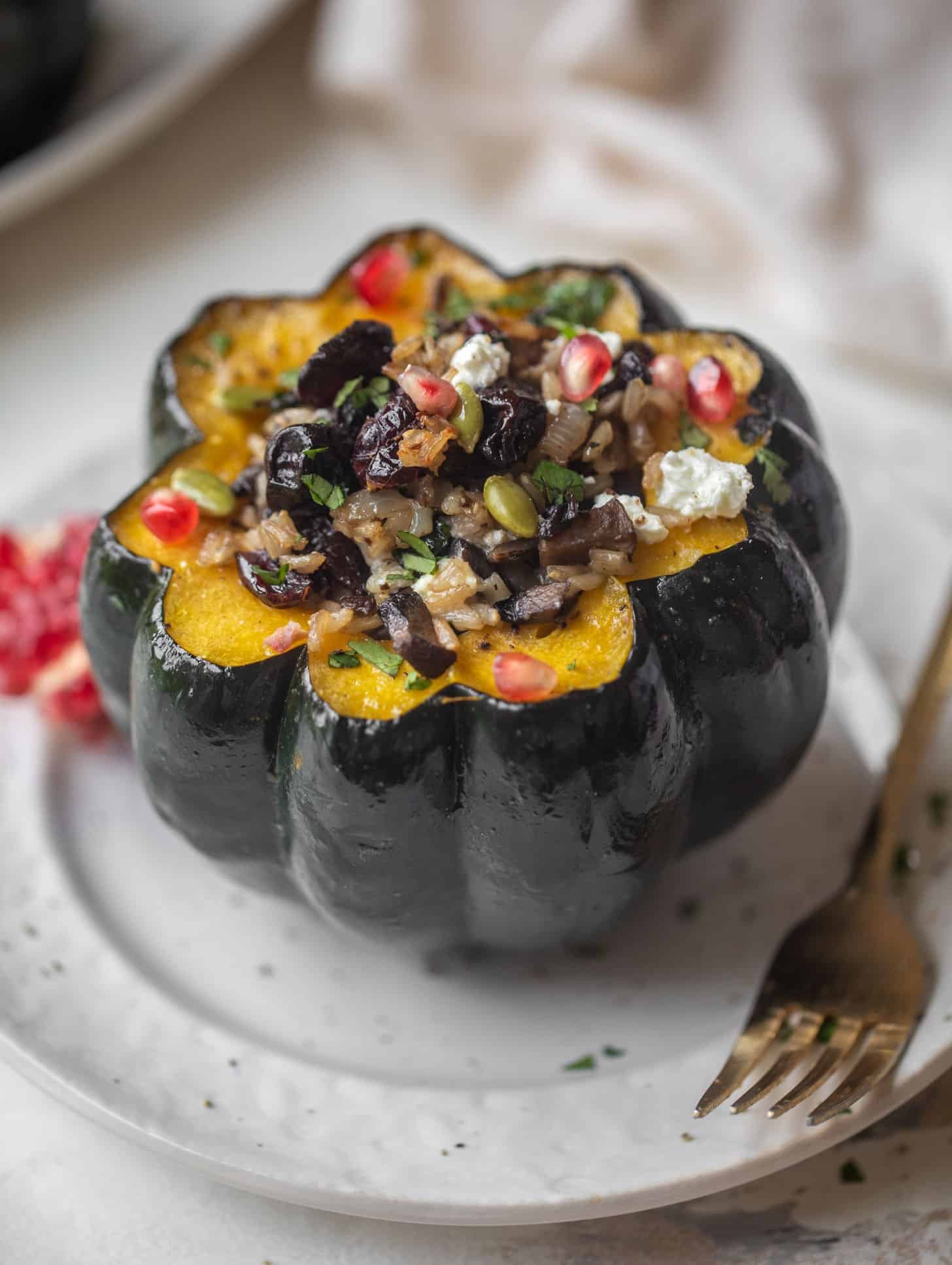 stuffed acorn squash