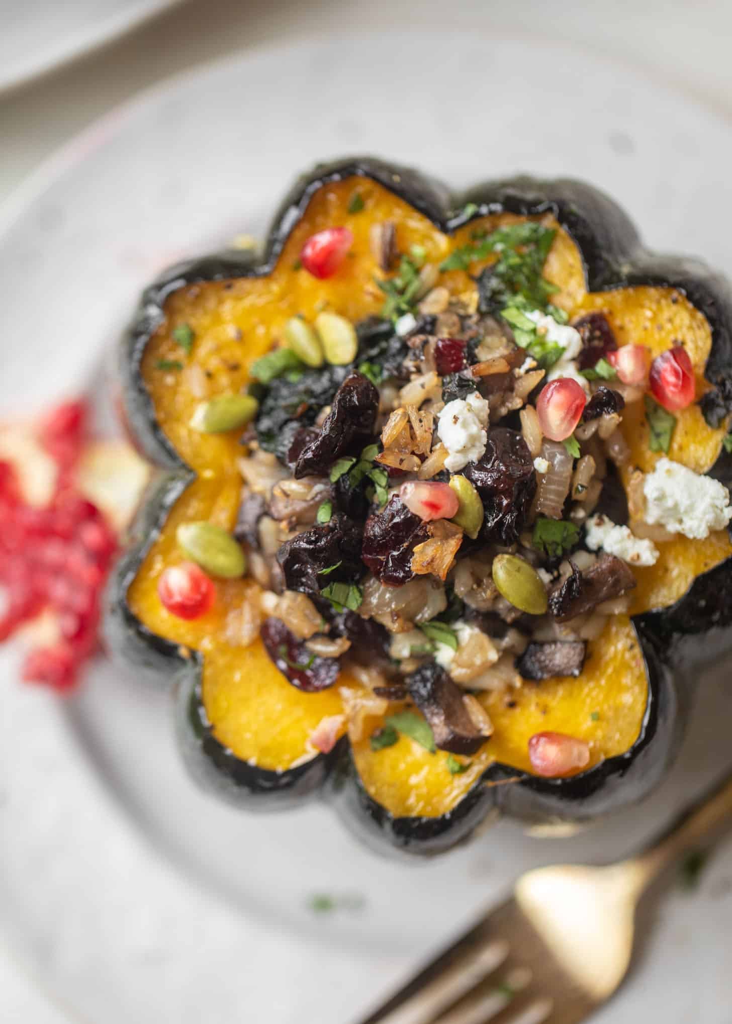 stuffed acorn squash