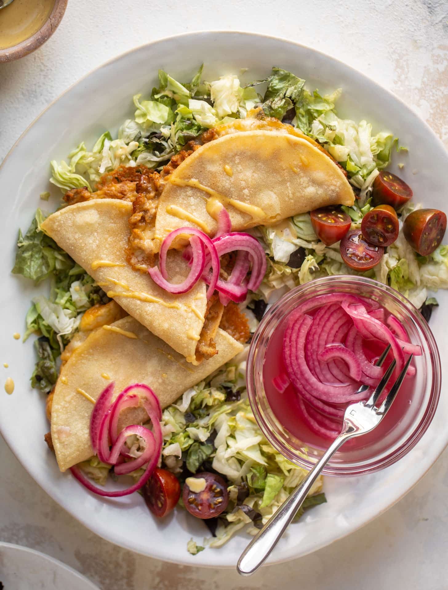 crispy baked cheeseburger tacos