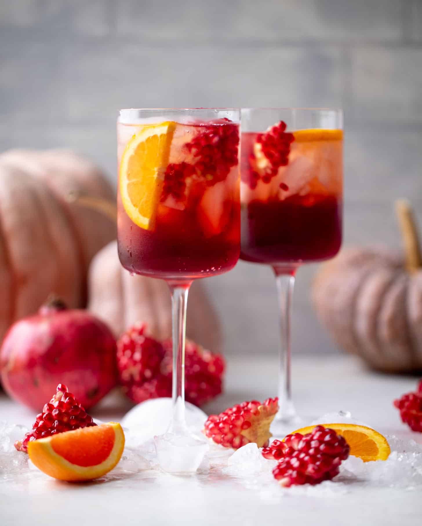 pomegranate aperol spritz