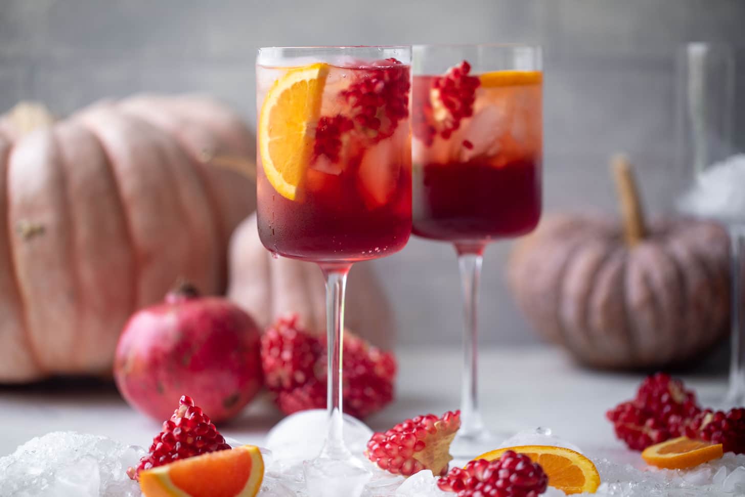 pomegranate aperol spritz