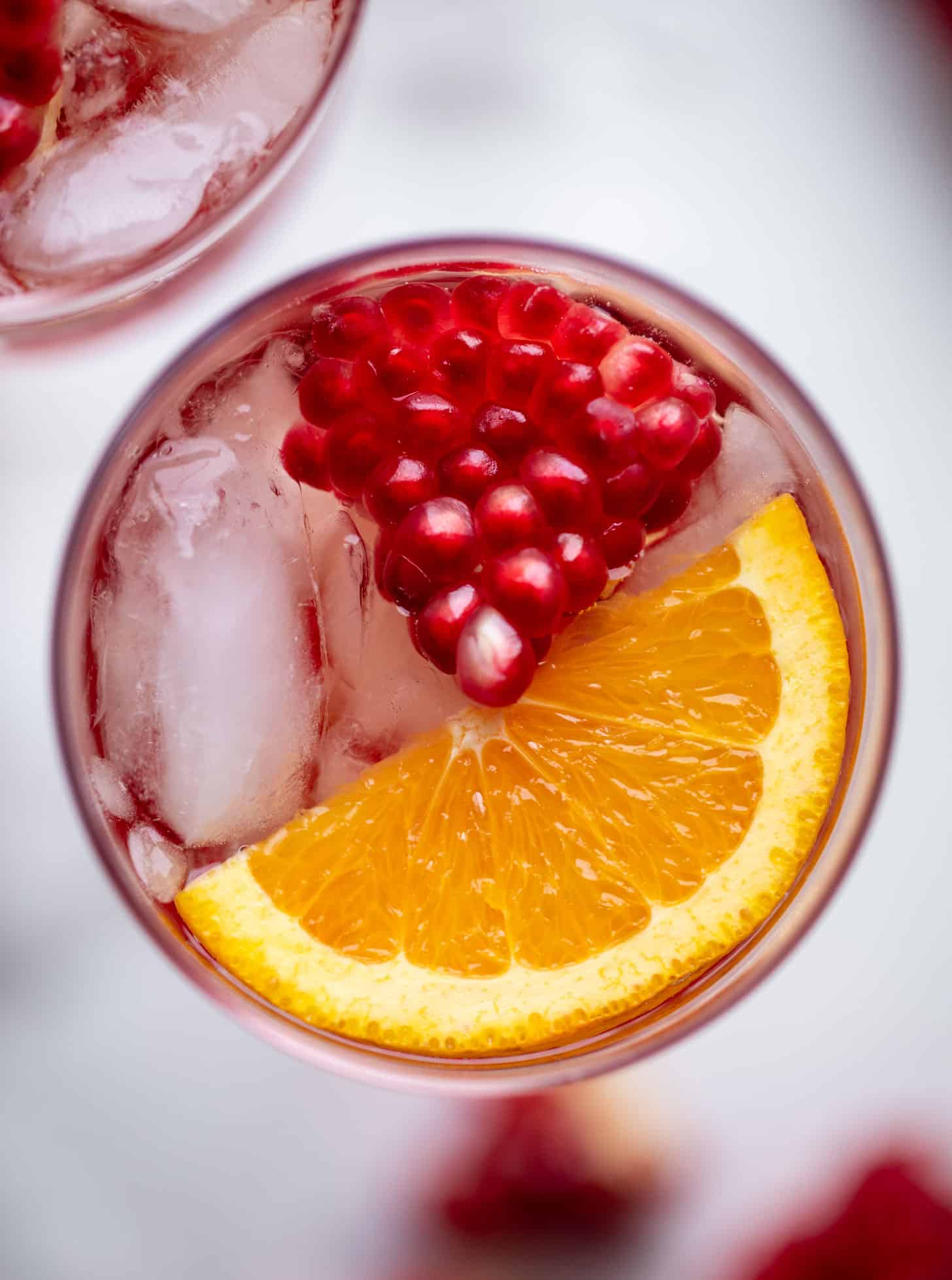 pomegranate aperol spritz