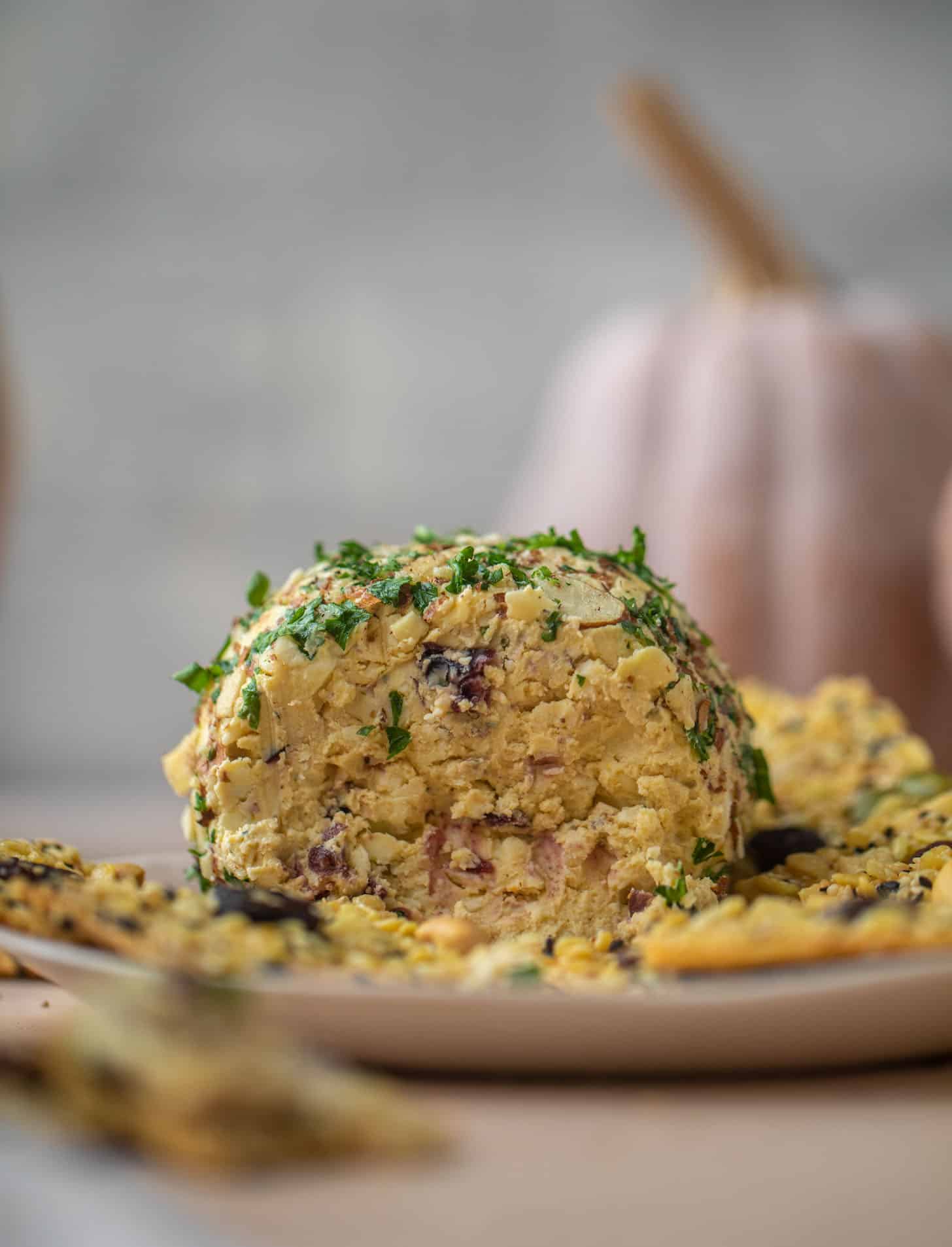 pumpkin cranberry cheeseball