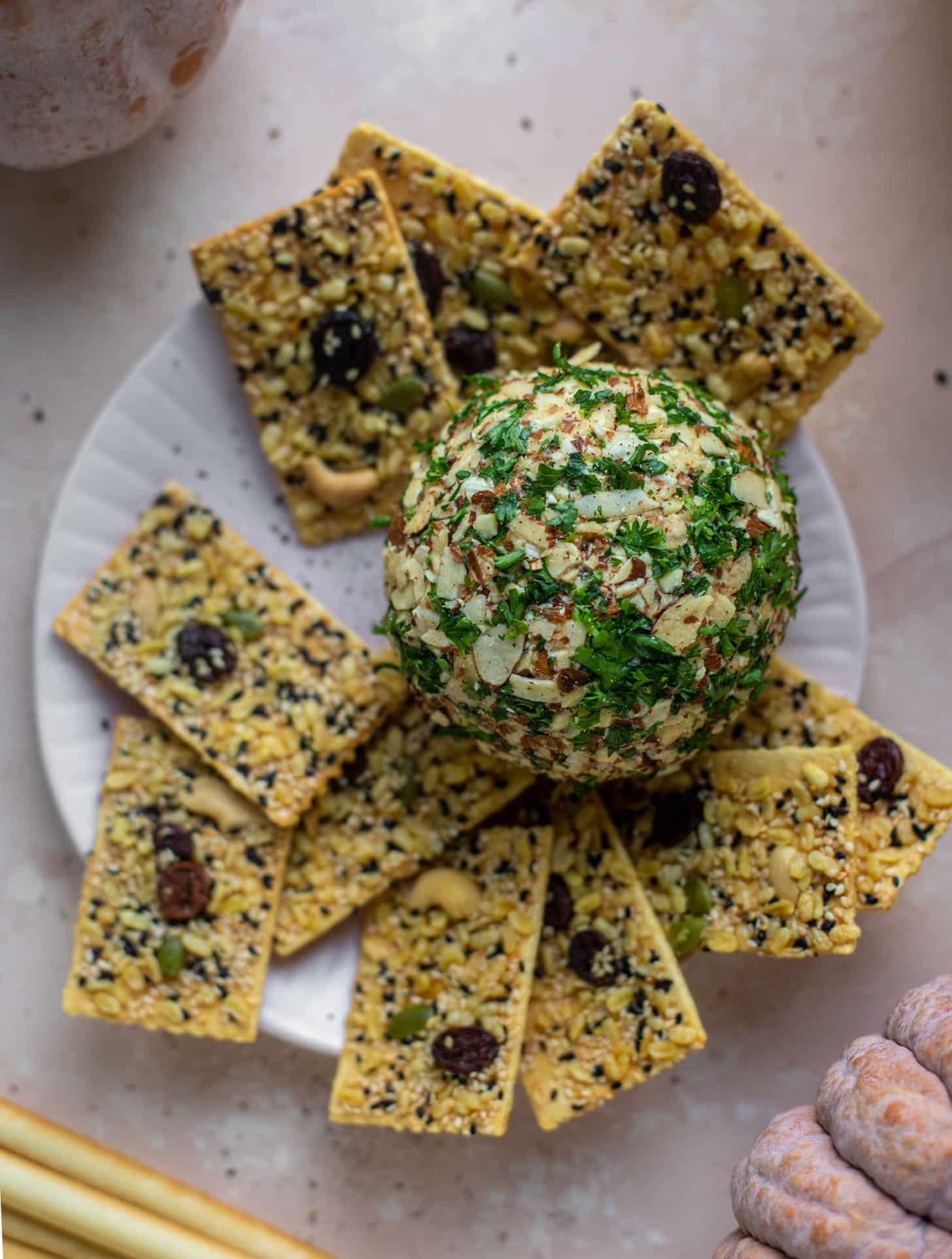 pumpkin cranberry cheeseball