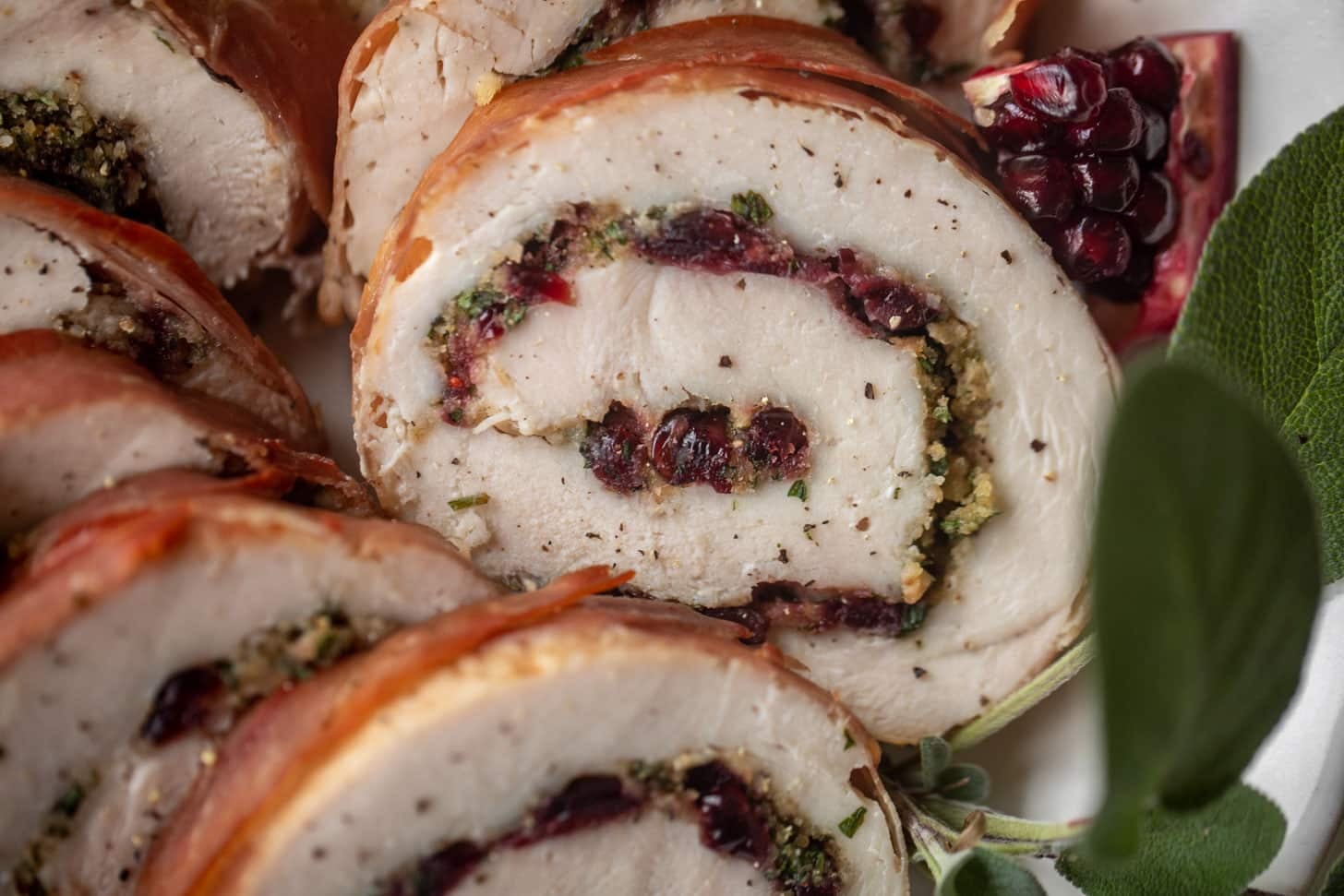 prosciutto wrapped stuffed turkey breast