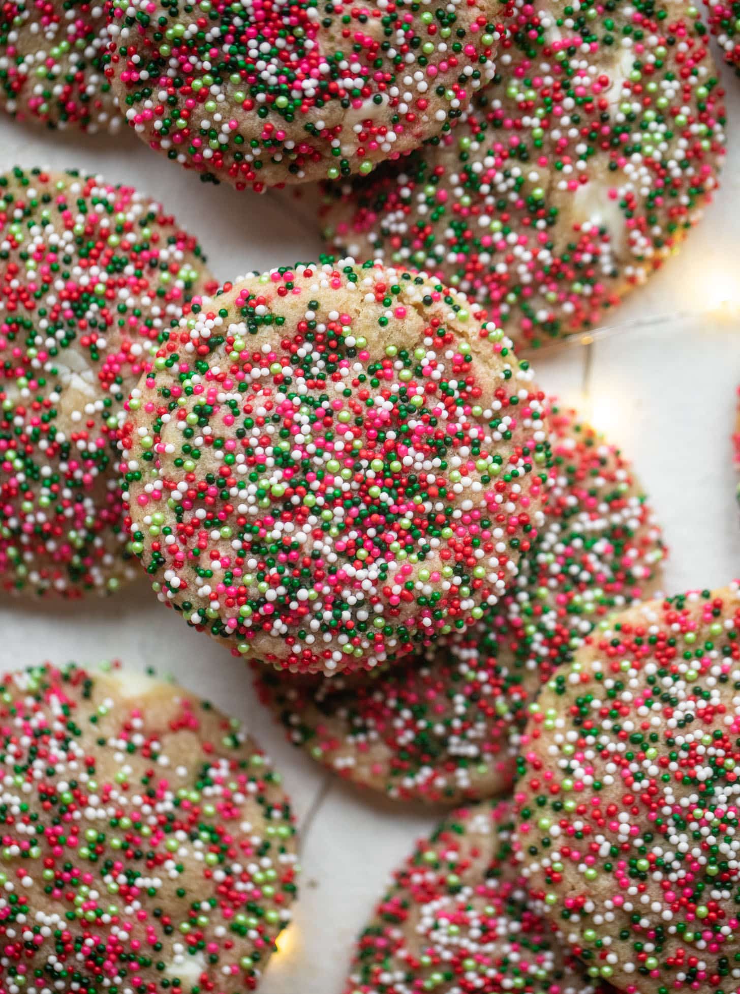 chewy sprinkle cookies