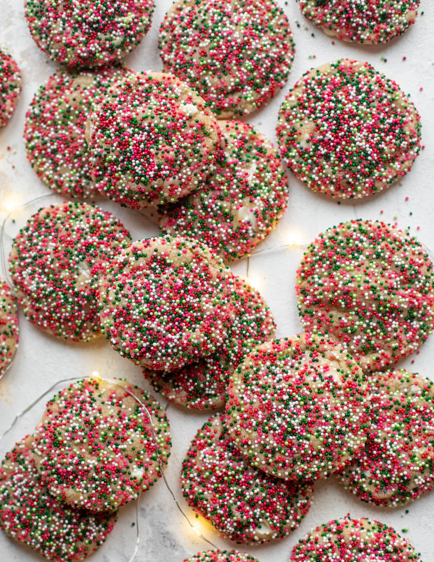 chewy sprinkle cookies