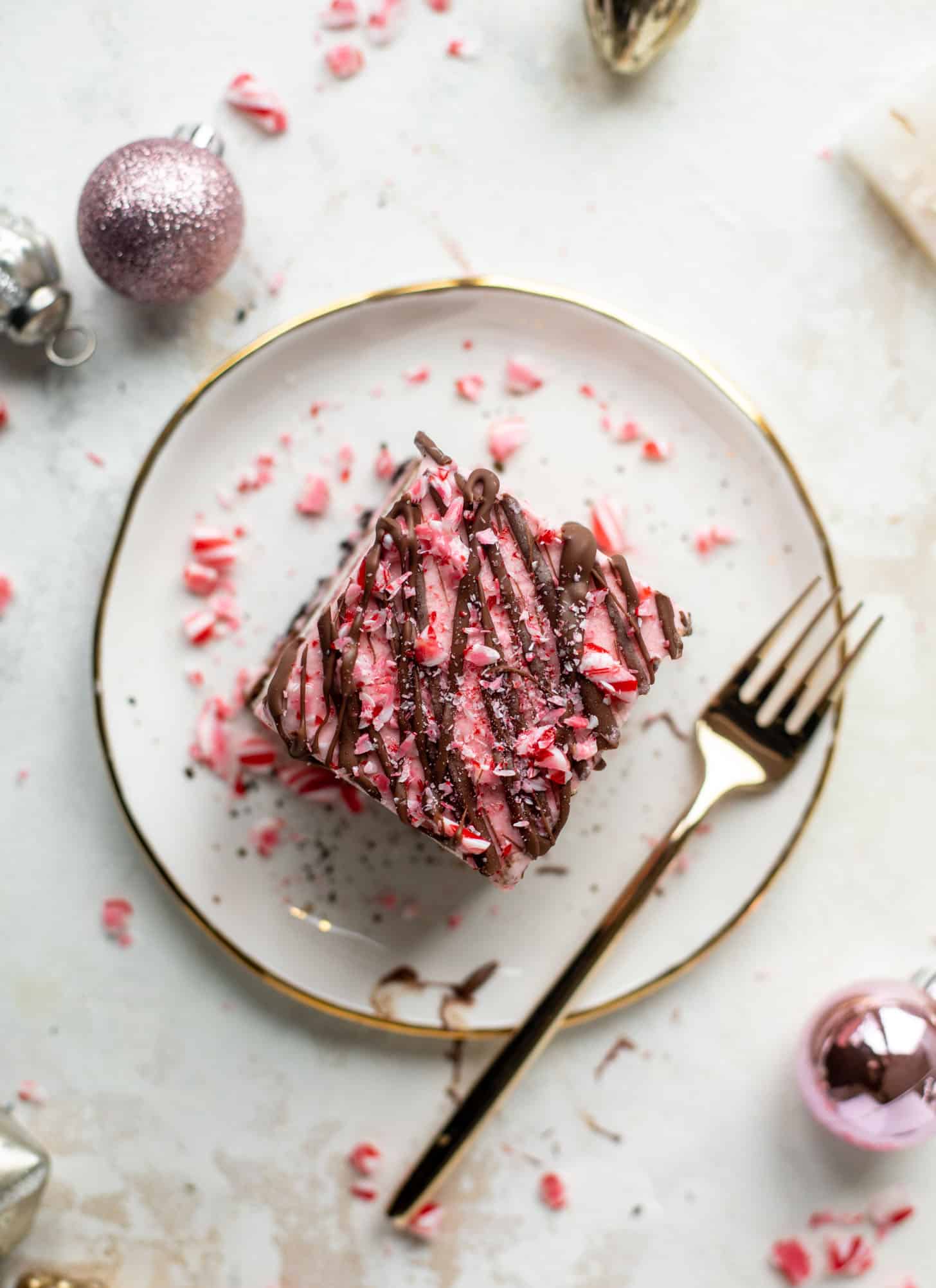 christmas ice cream cake