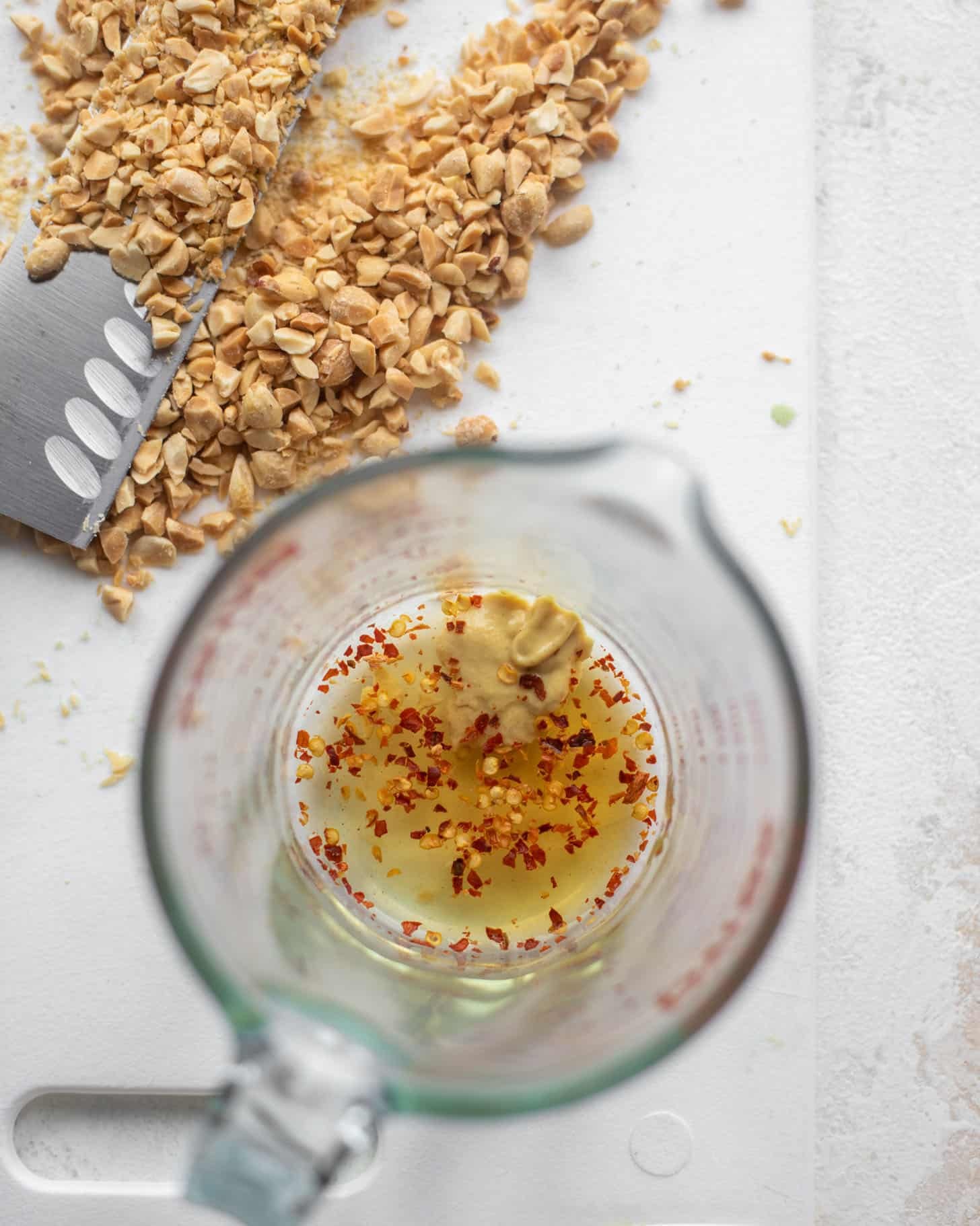 making roasted peanut dressing