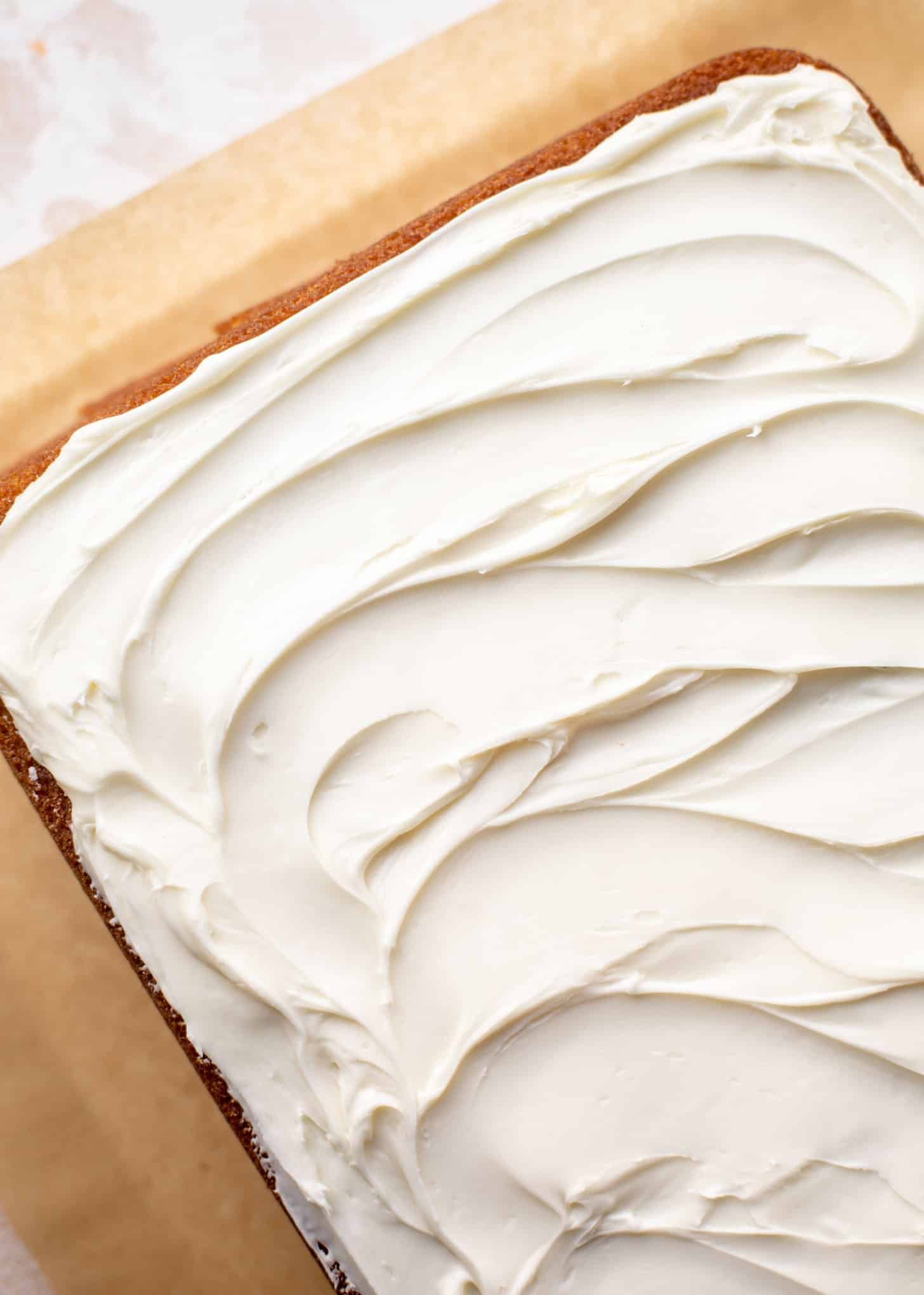orange cake with coconut cream cheese frosting
