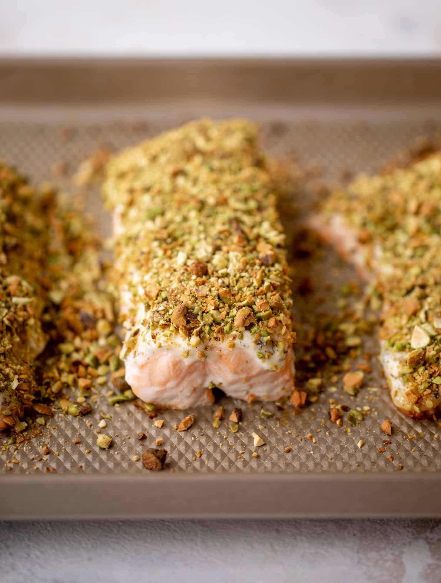 pistachio crusted salmon