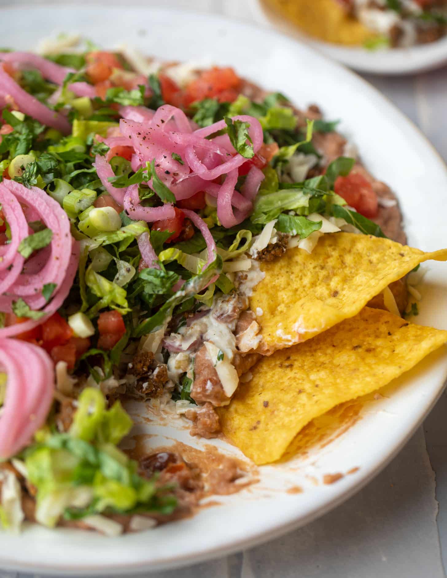 smoky chipotle layered taco dip
