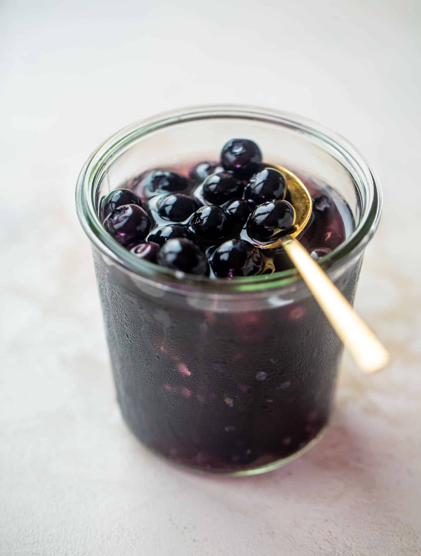 pickled blueberries