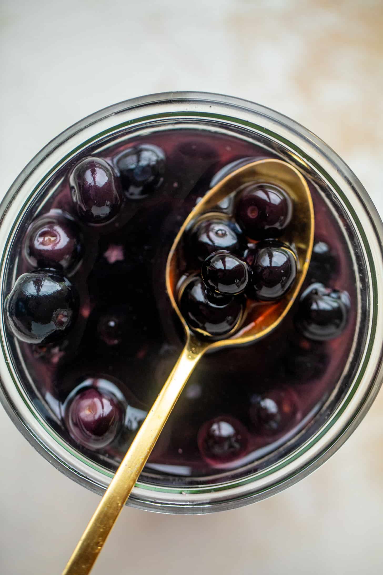 pickled blueberries