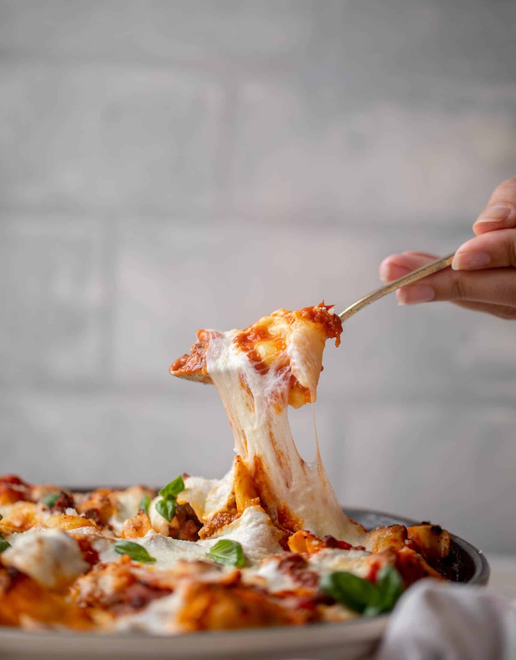 cheesy weeknight tortellini skillet