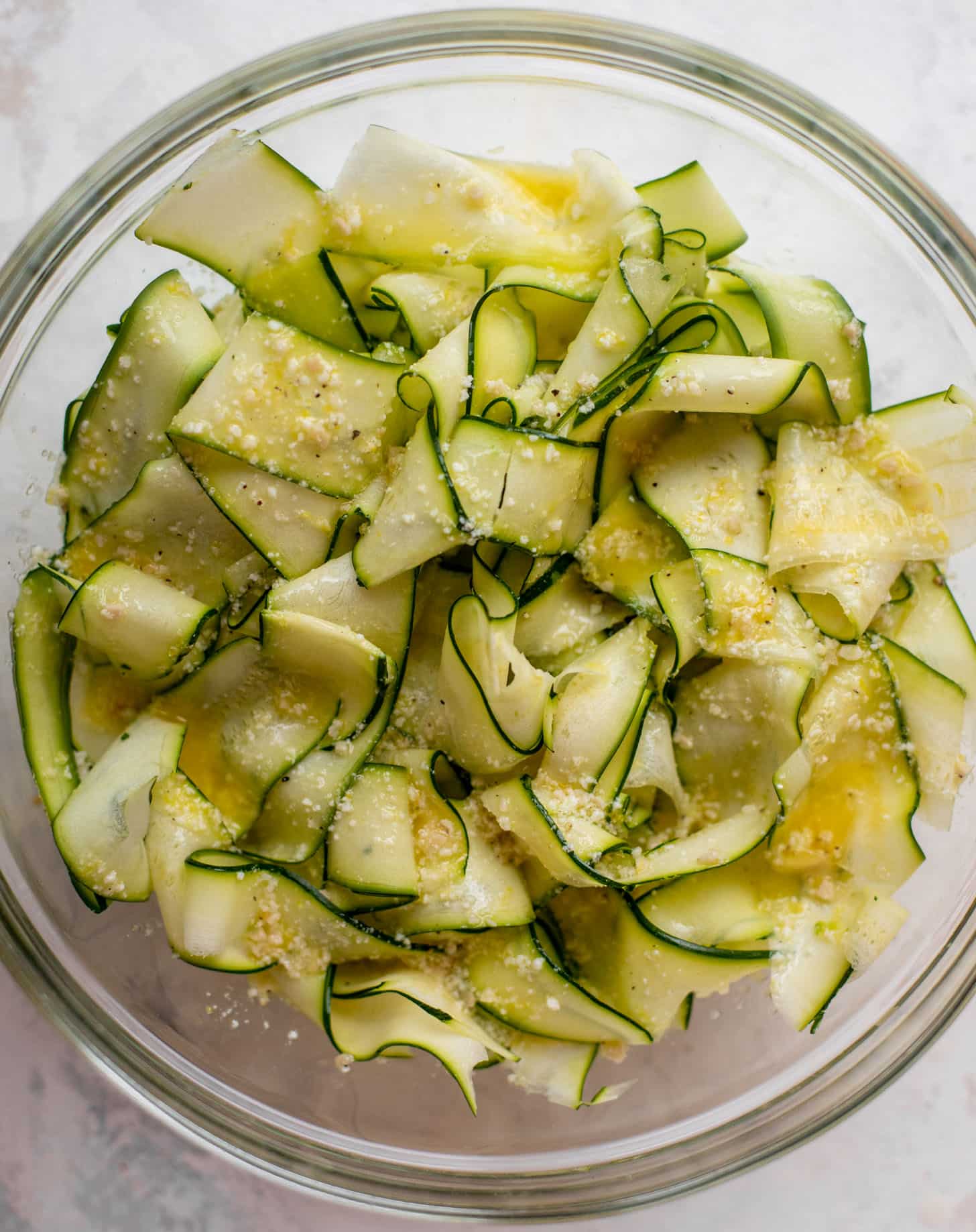 zucchini ribbon salad