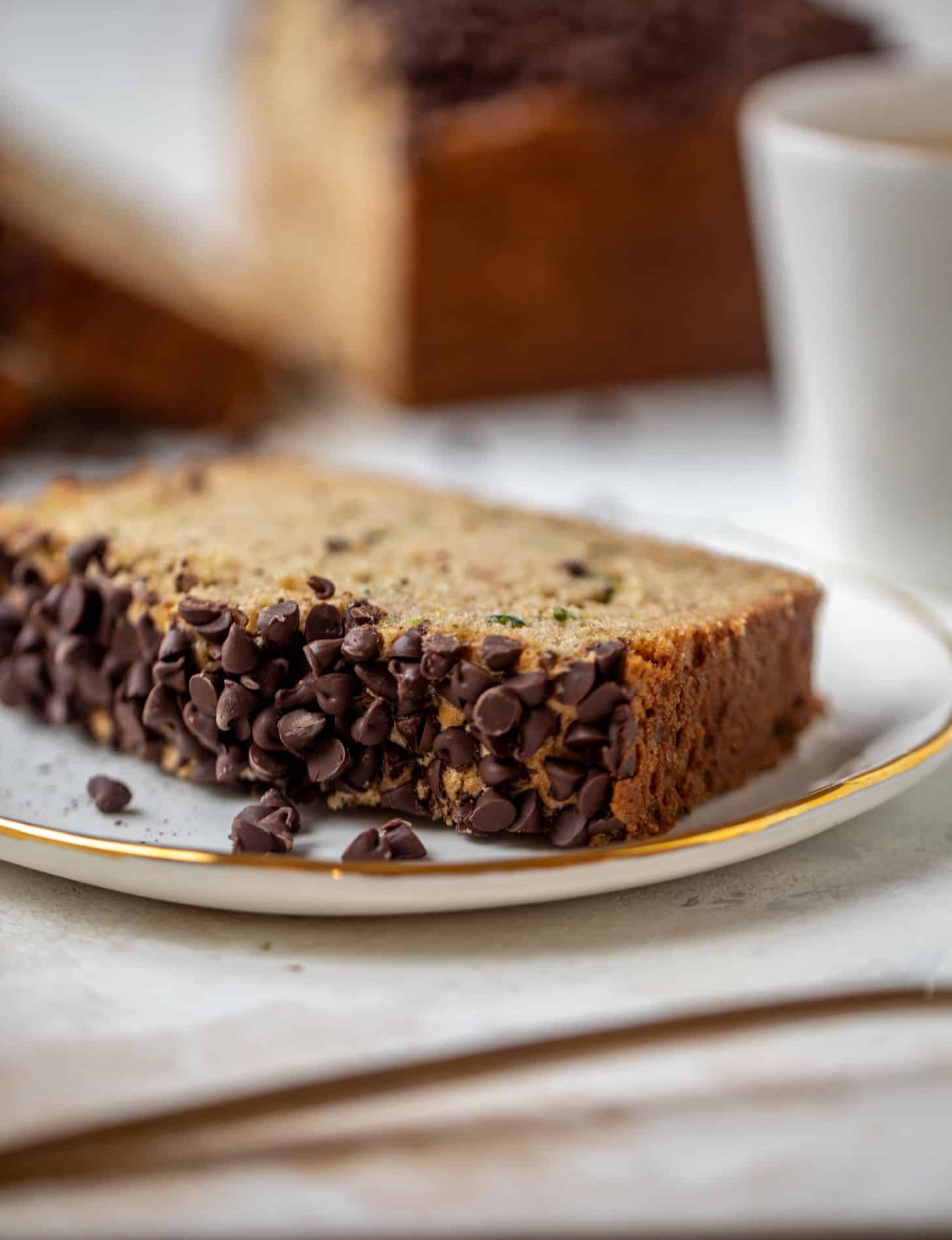 zucchini bread with chocolate chips