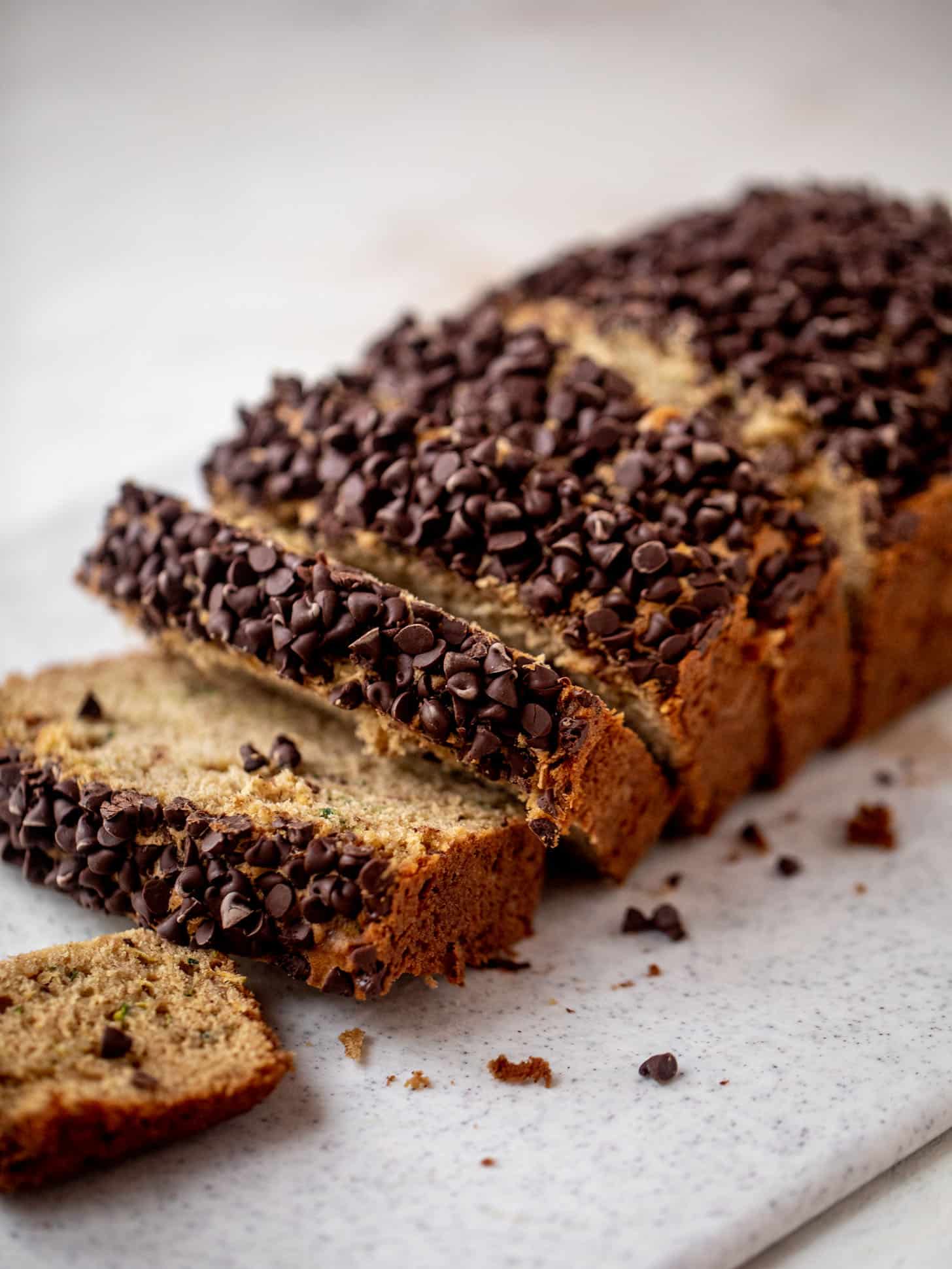zucchini bread with chocolate chips