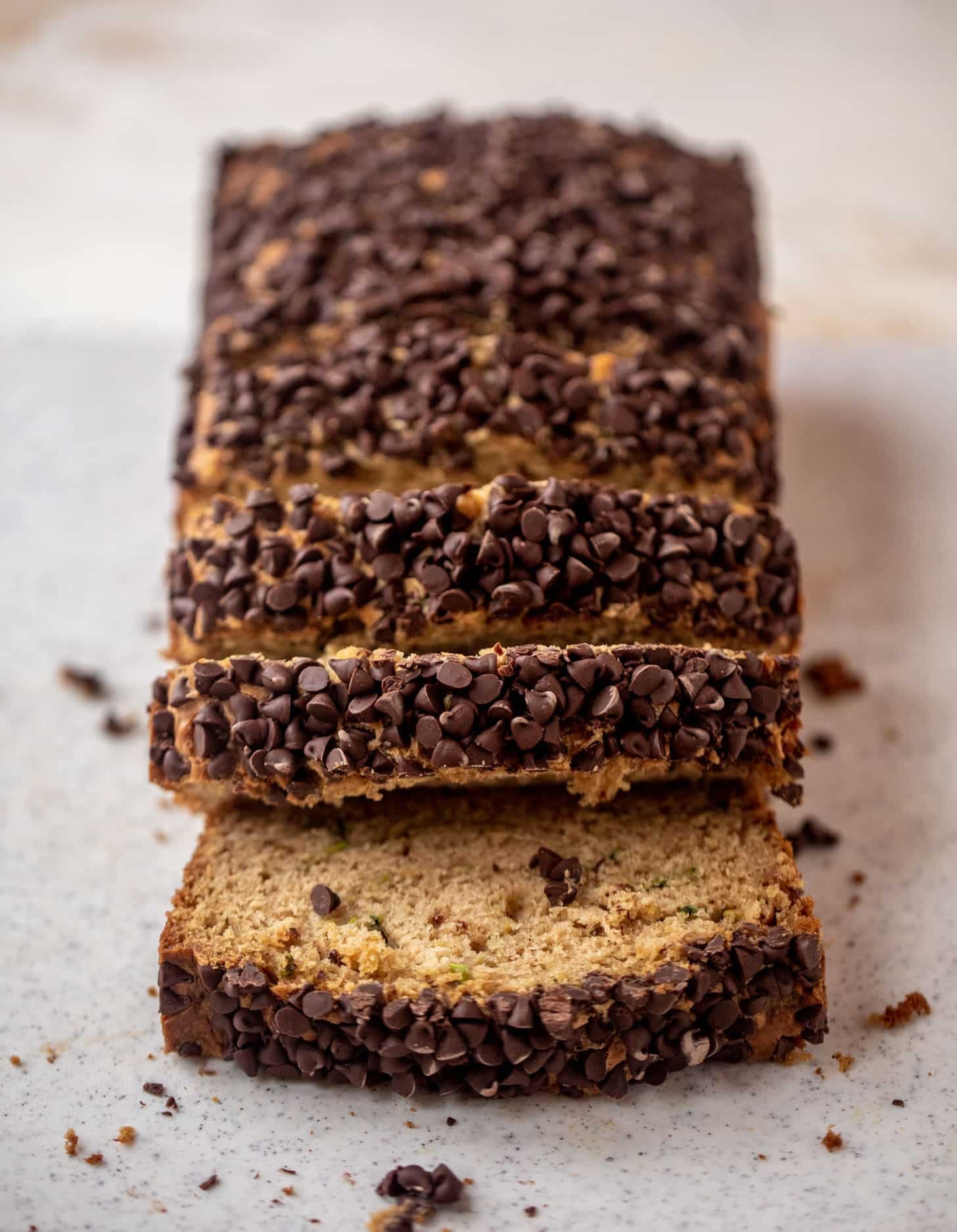zucchini bread with chocolate chips