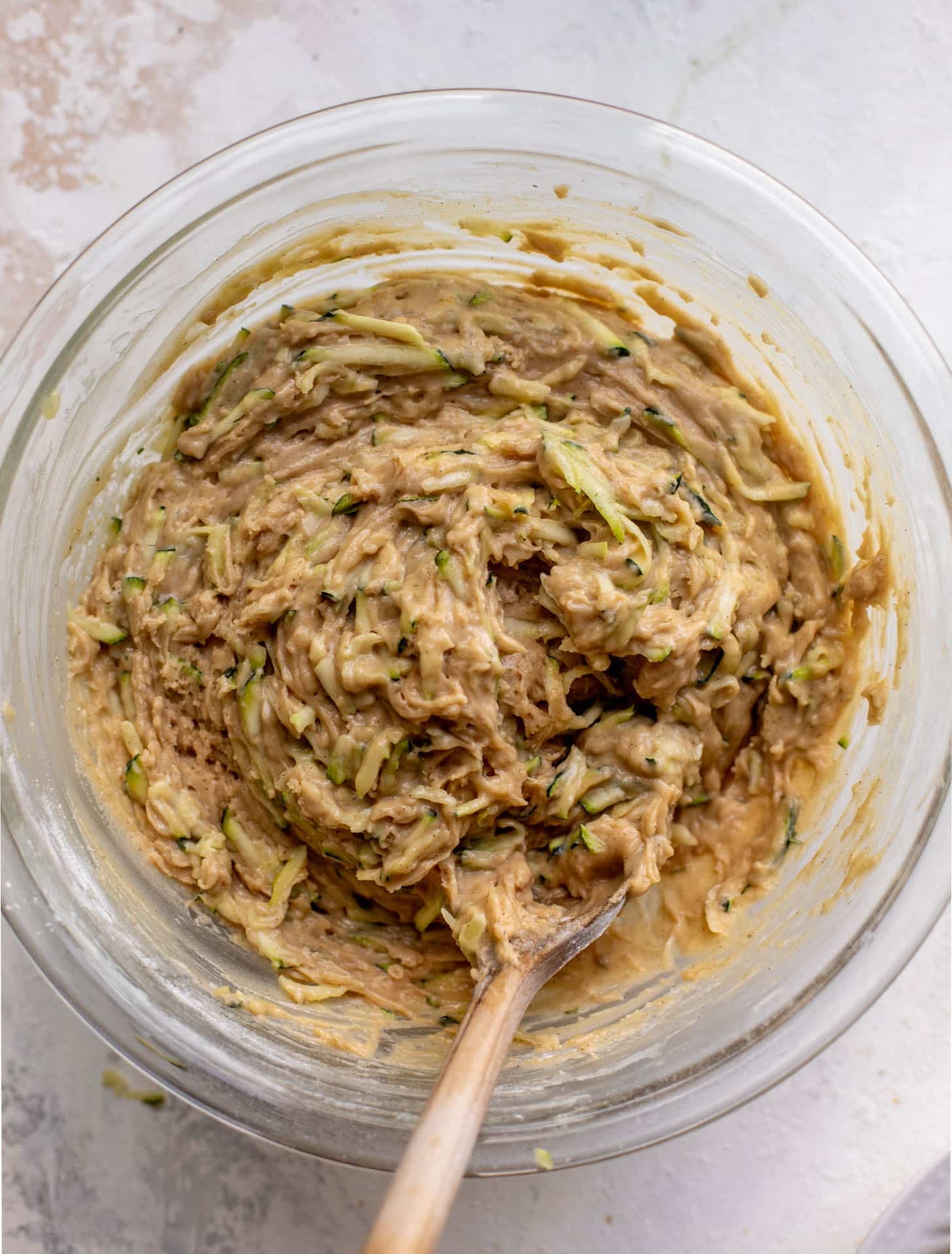 zucchini bread batter