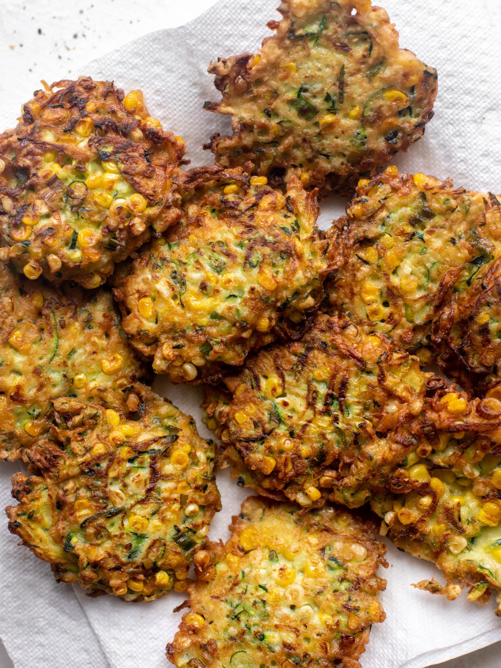 zucchini corn fritters with lemon basil aioli