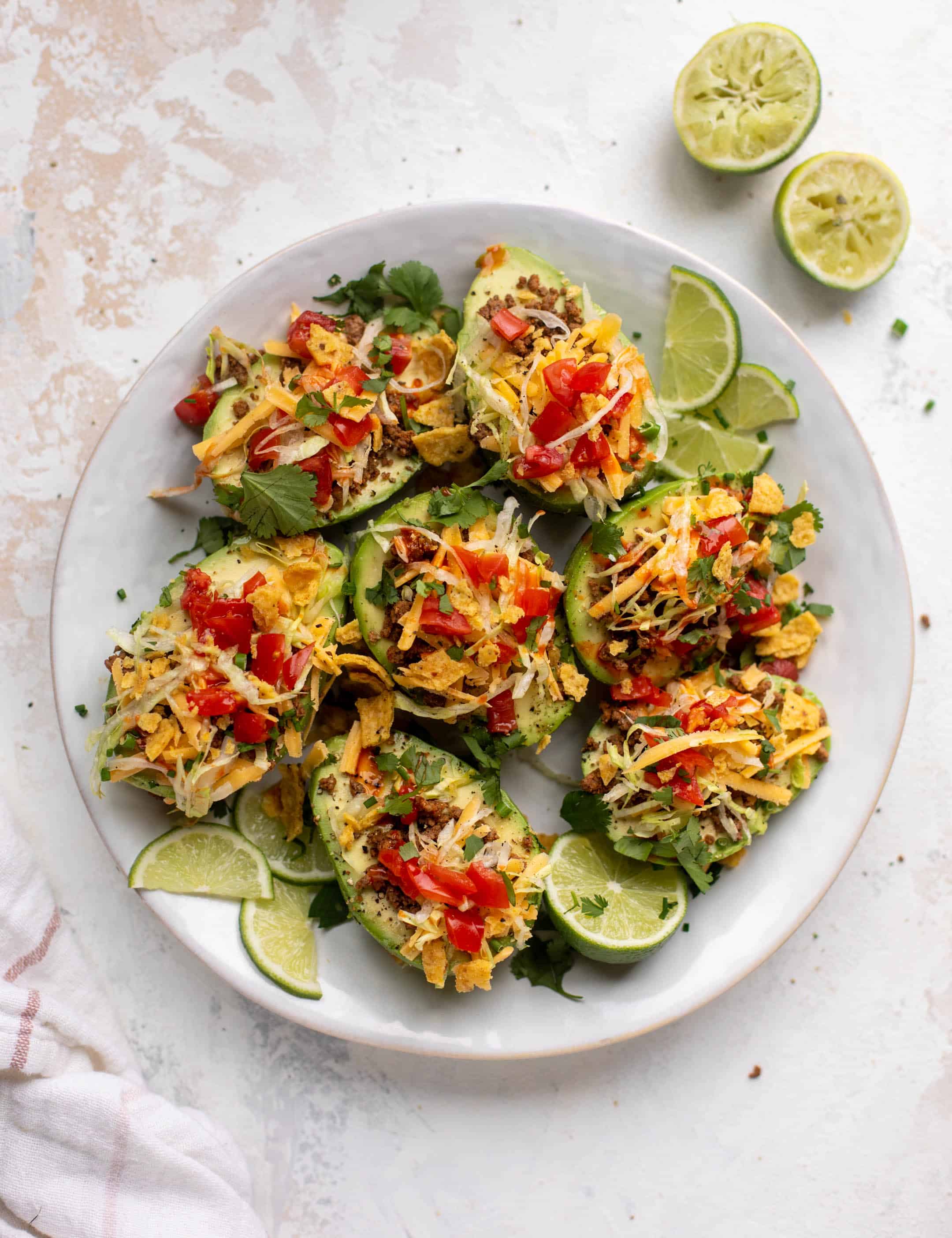 weeknight taco stuffed avocados