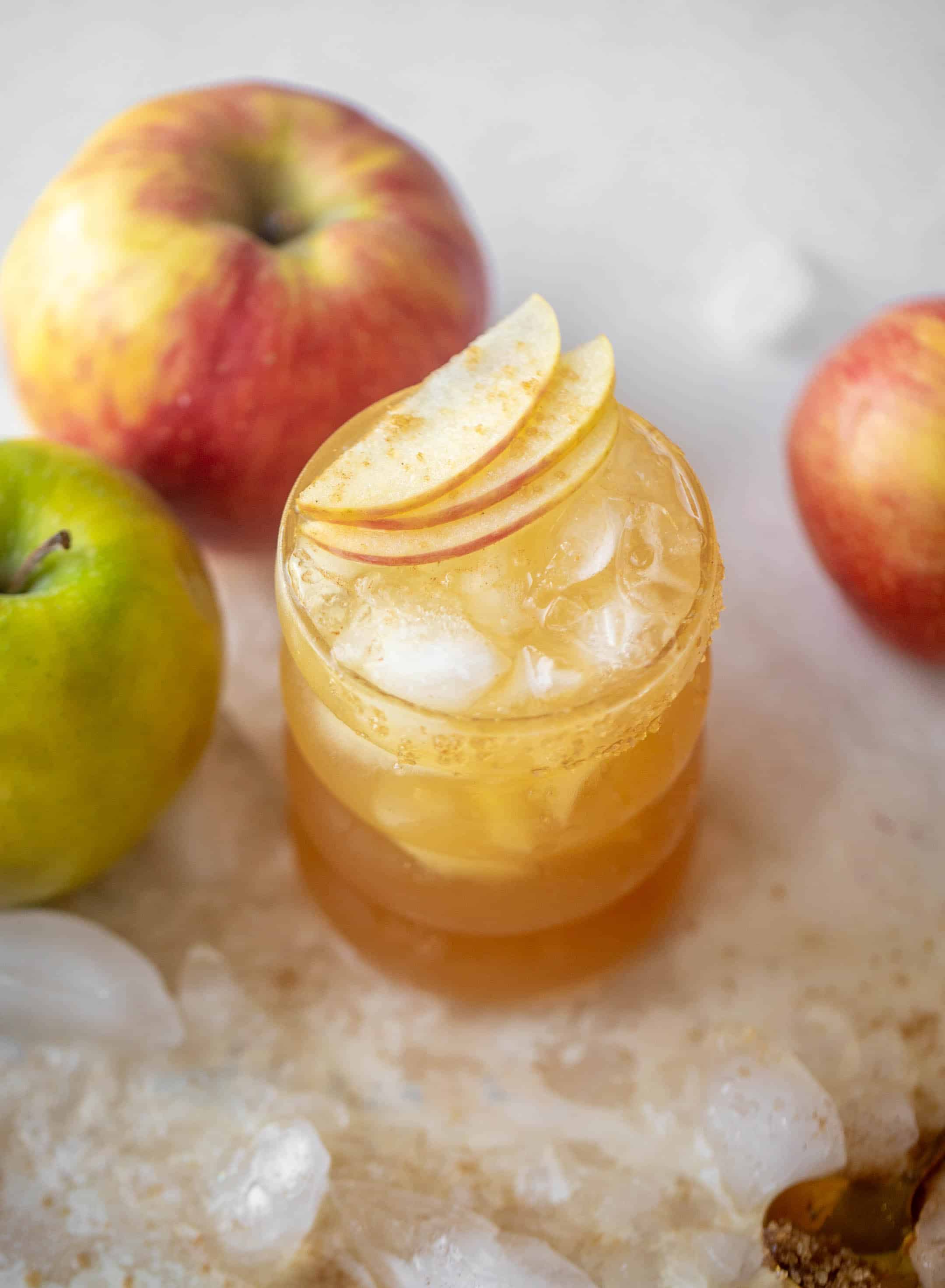 caramel cider crush cocktail