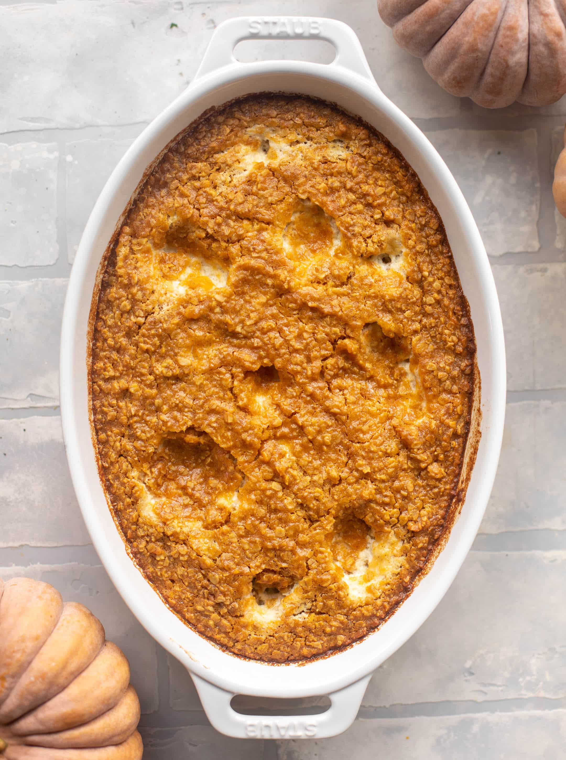 pumpkin cheesecake baked oatmeal