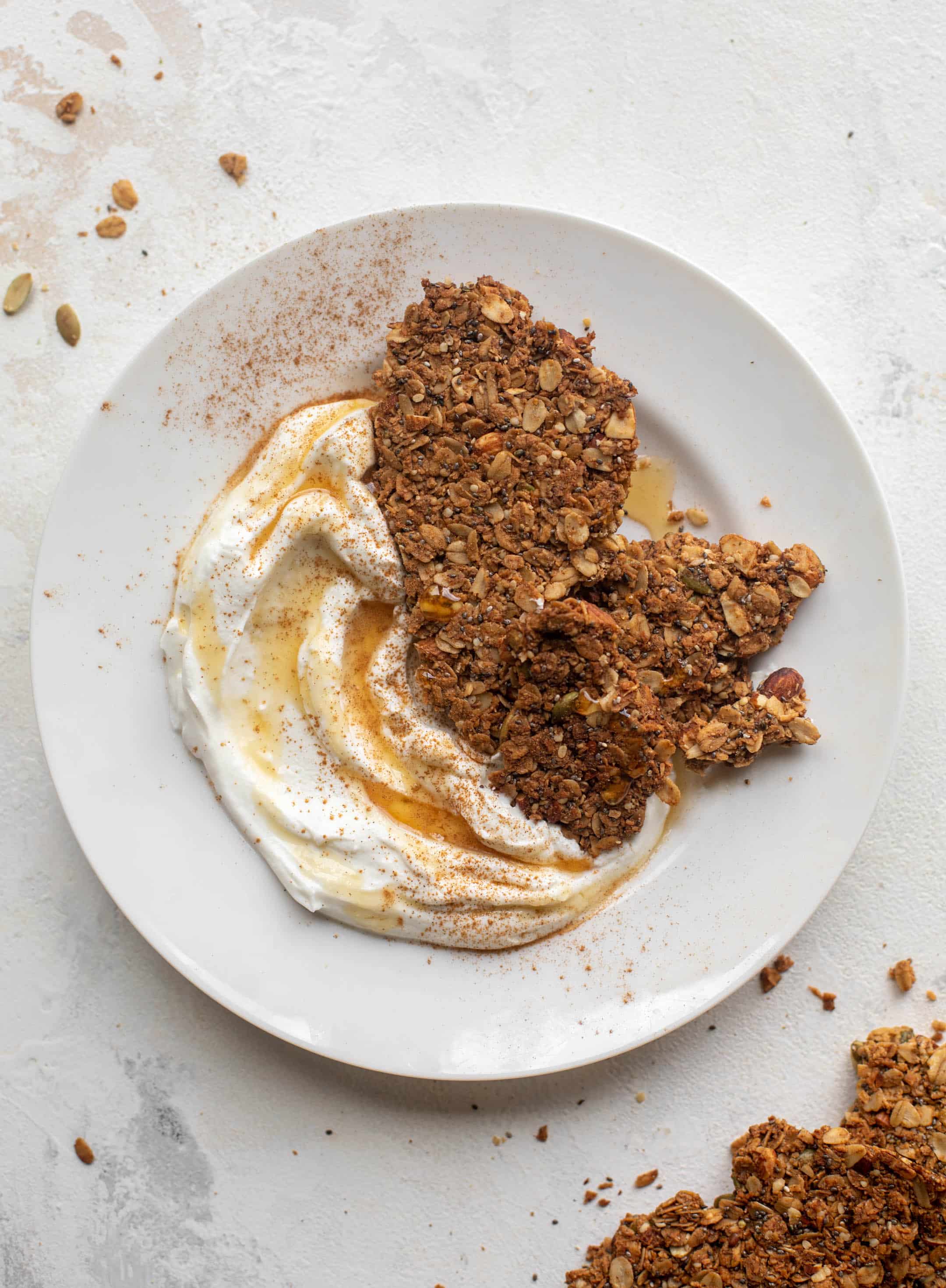 pumpkin granola bark