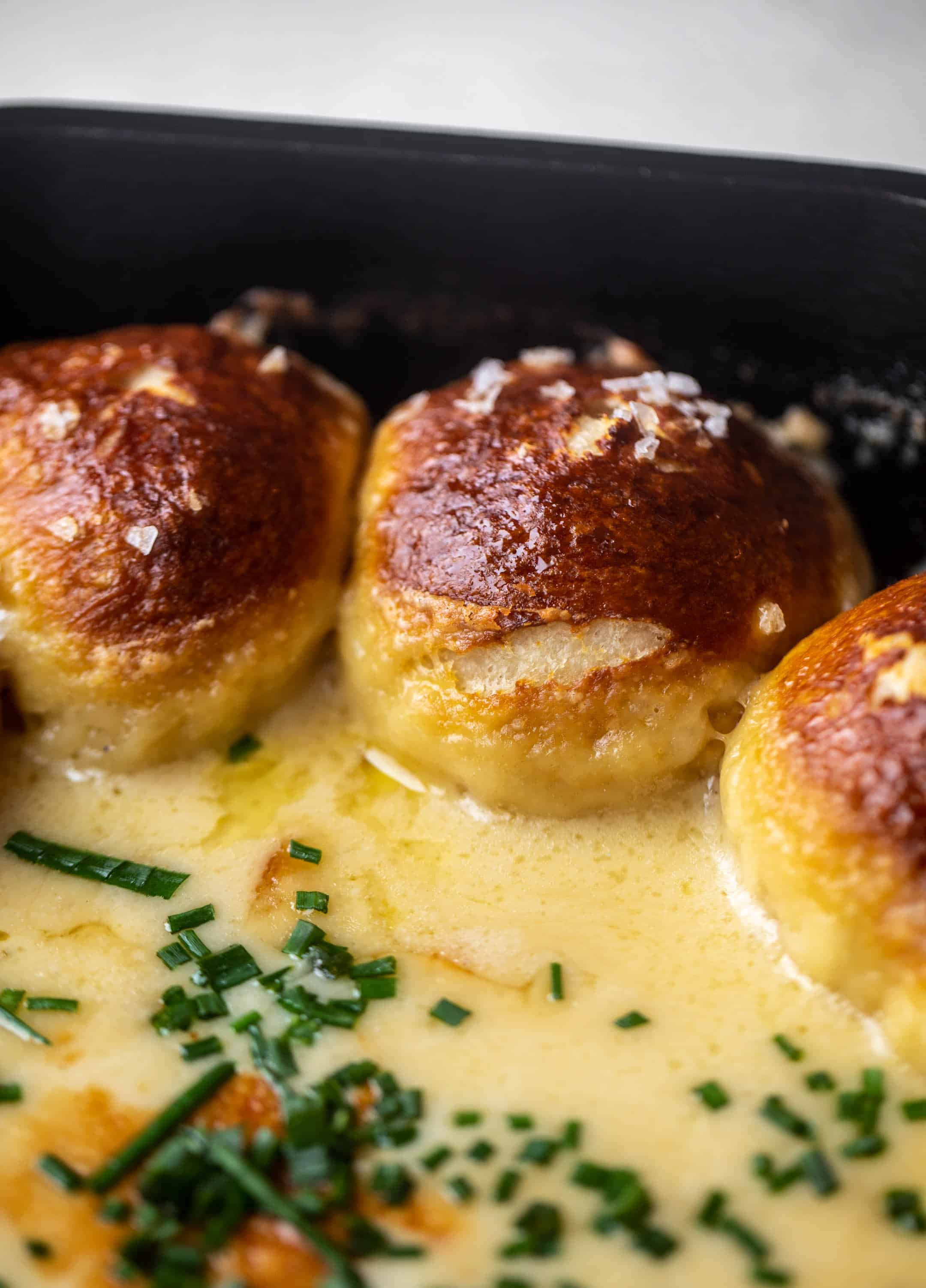 pumpkin beer cheese with soft pretzel rolls