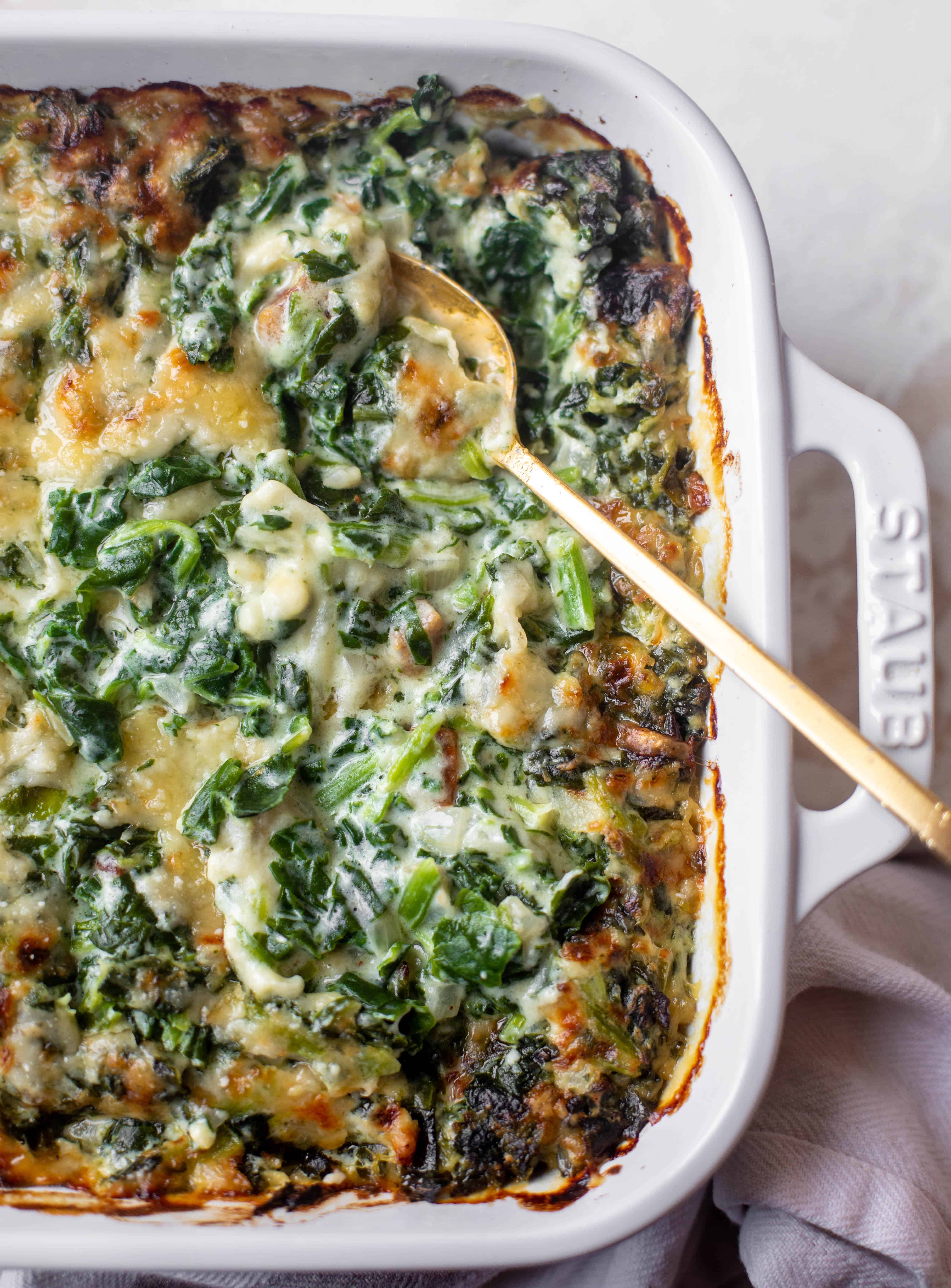 spinach gratin recipe