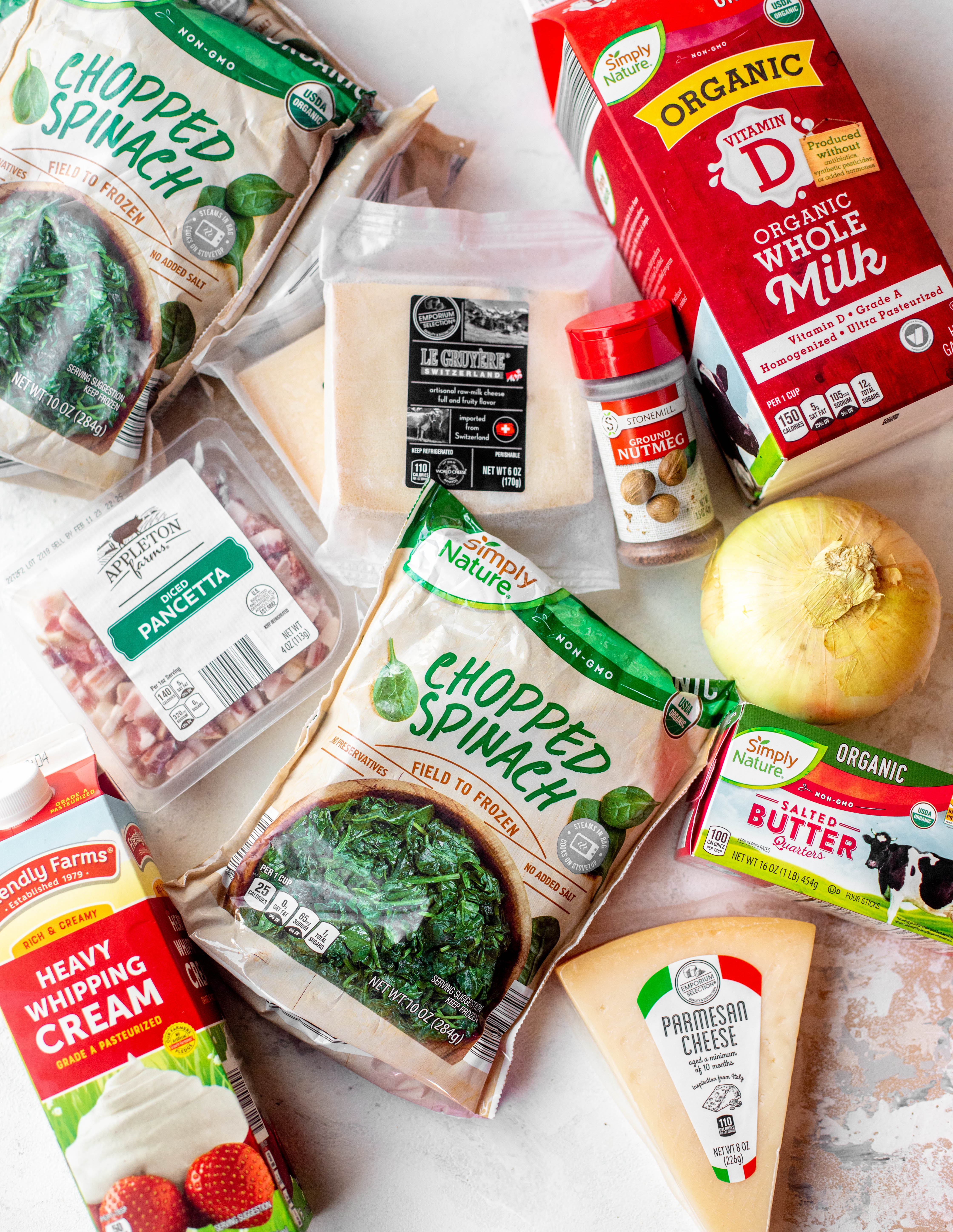 ingredients from ALDI