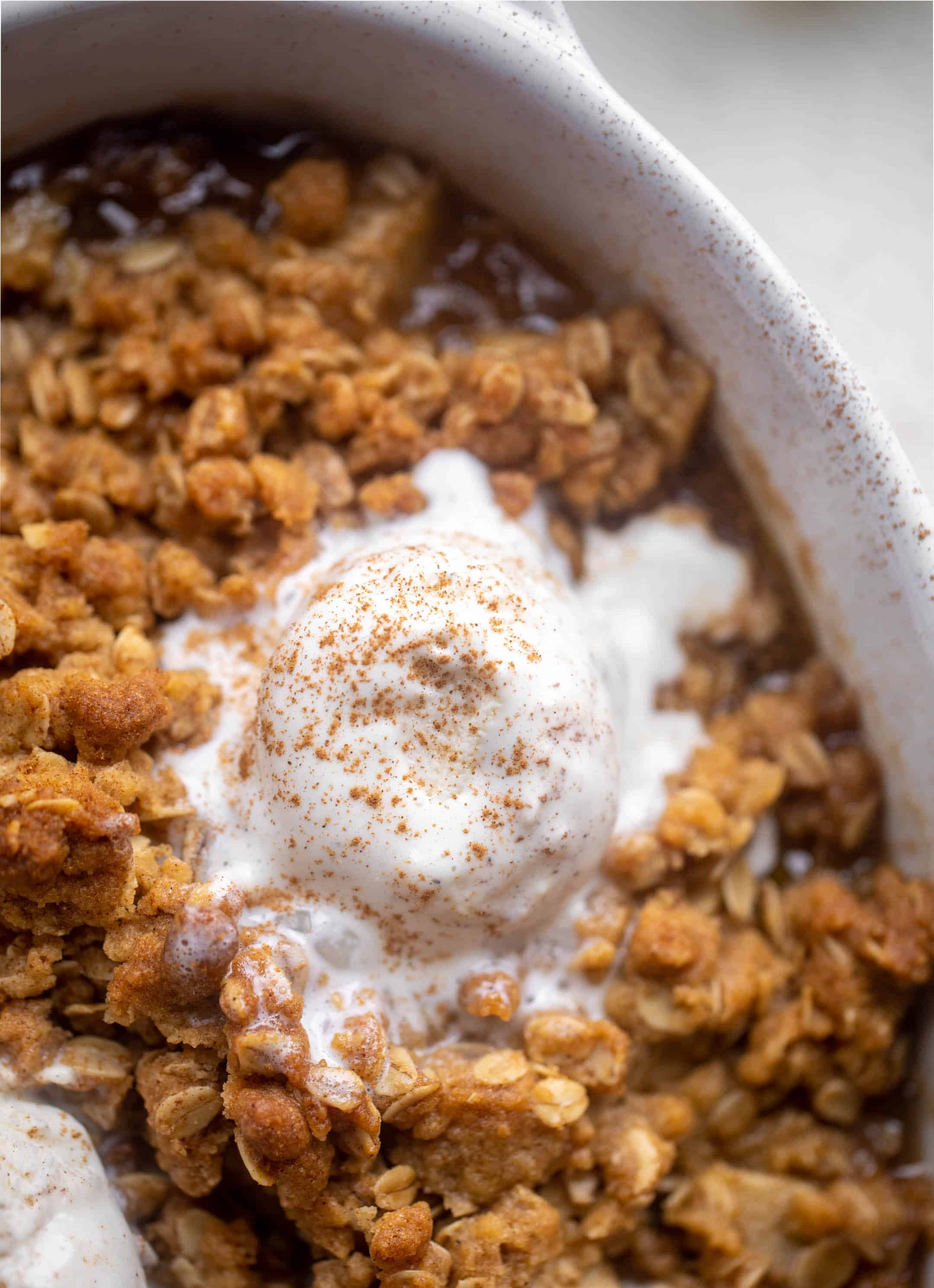 chai pear crisp