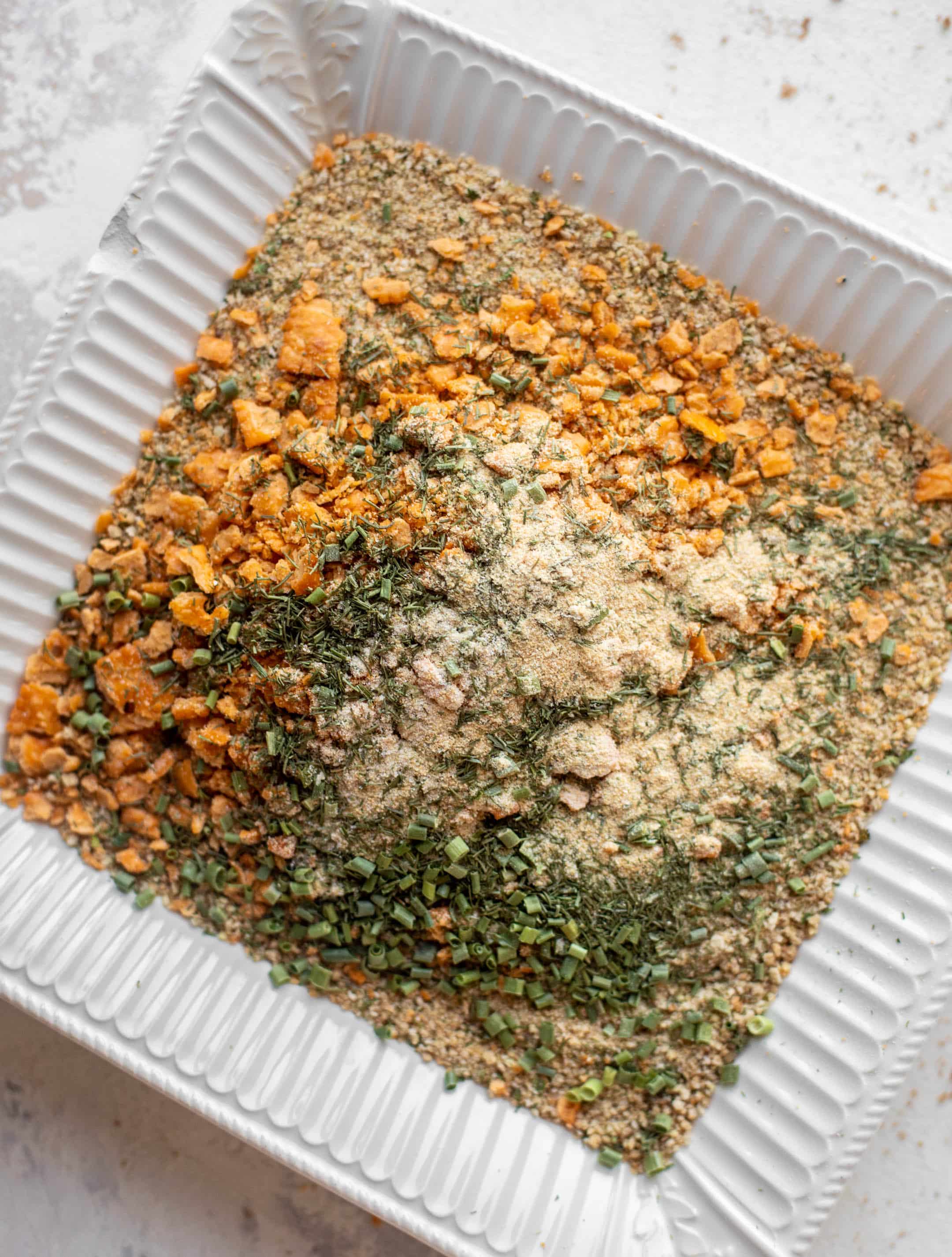 bread crumbs and cheez it