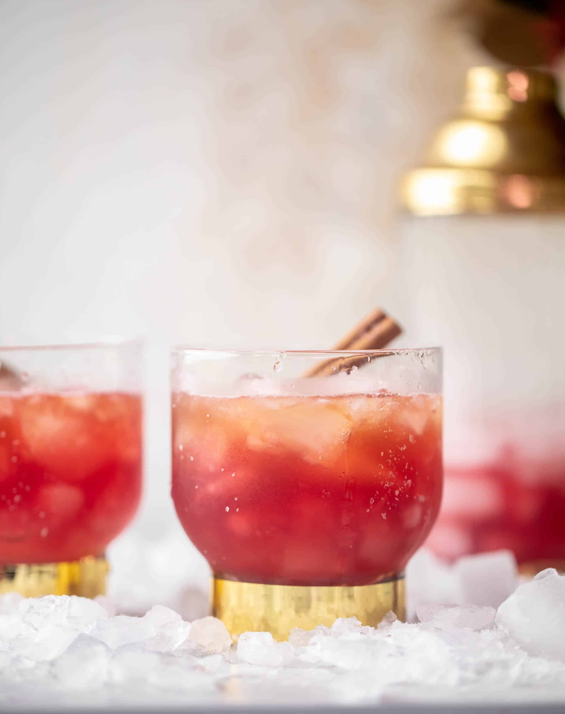cranberry cinnamon whiskey sour