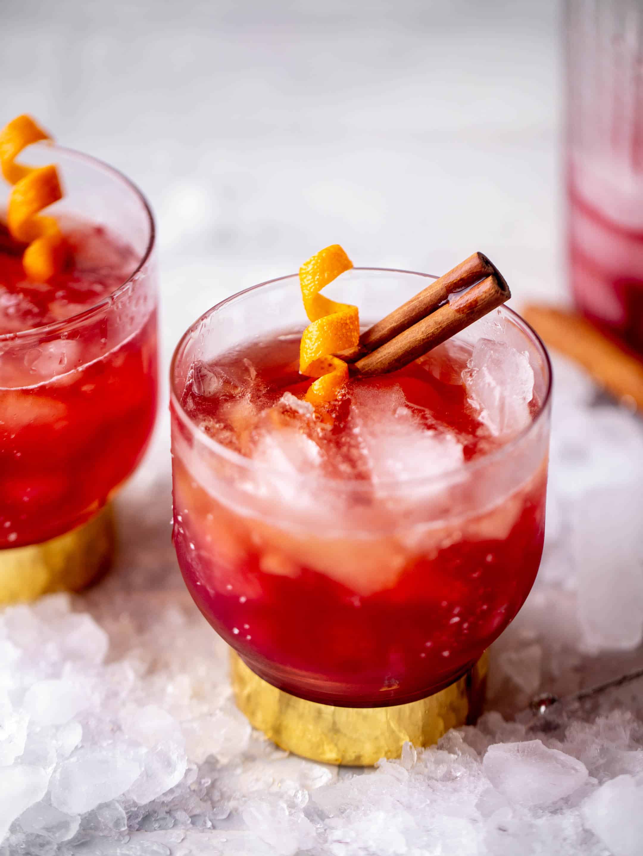 cranberry cinnamon whiskey sour